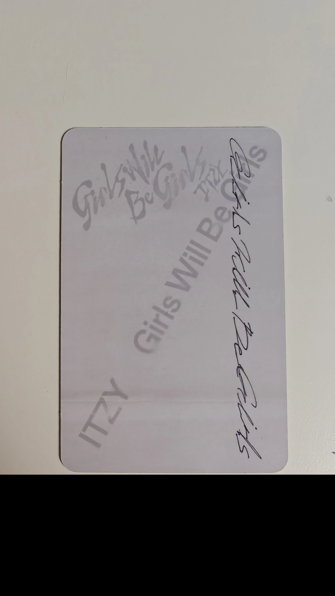 ITZY Chaeryeong ITZY - Chaeryeong - Girls Will Be Girls Album album photocard pre-order benefit special ver. A ver. B ver. listing photo 2