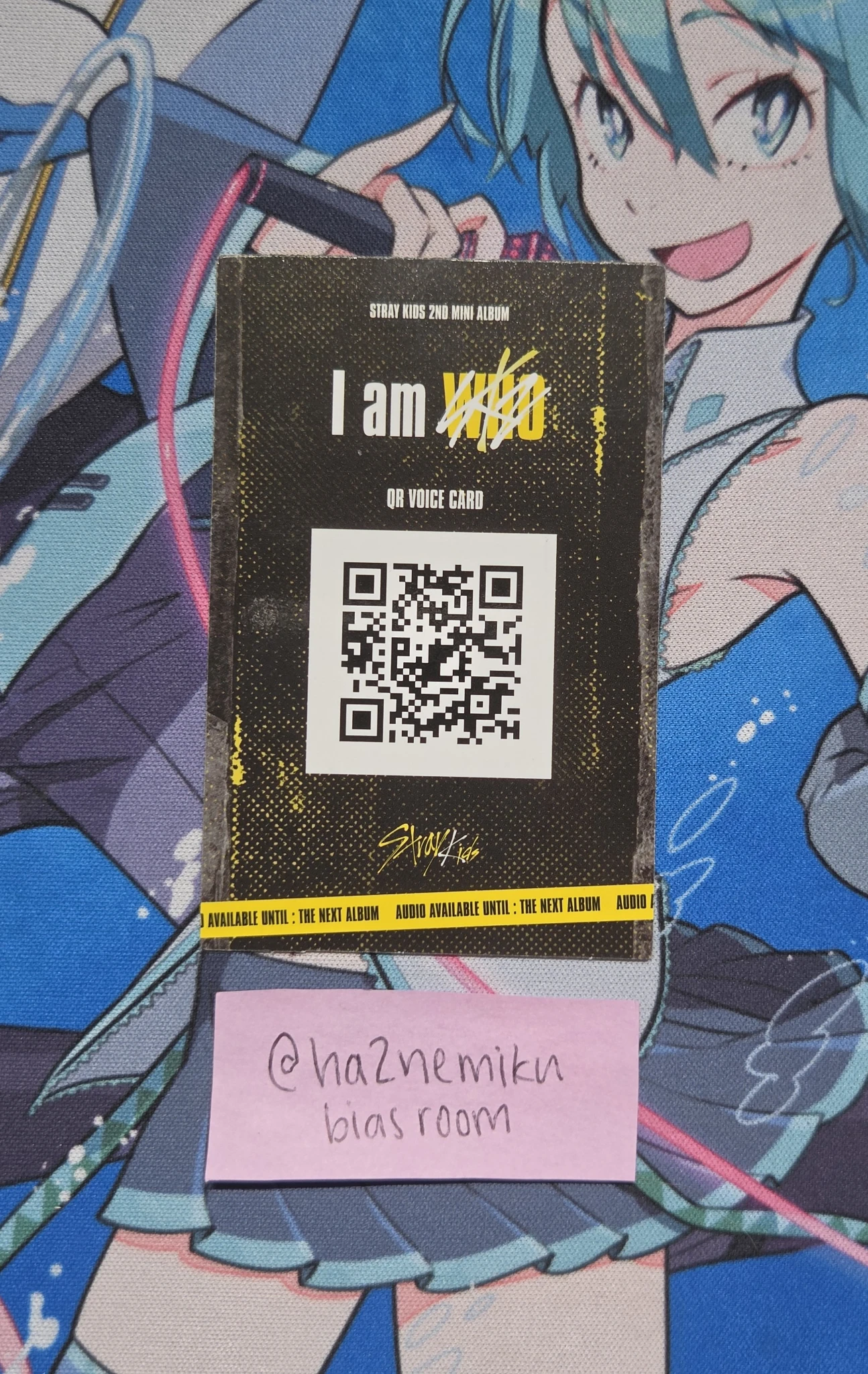 Stray Kids Bang Chan Stray Kids - Bang Chan - I am WHO? Album album photocard yellow border listing photo 2