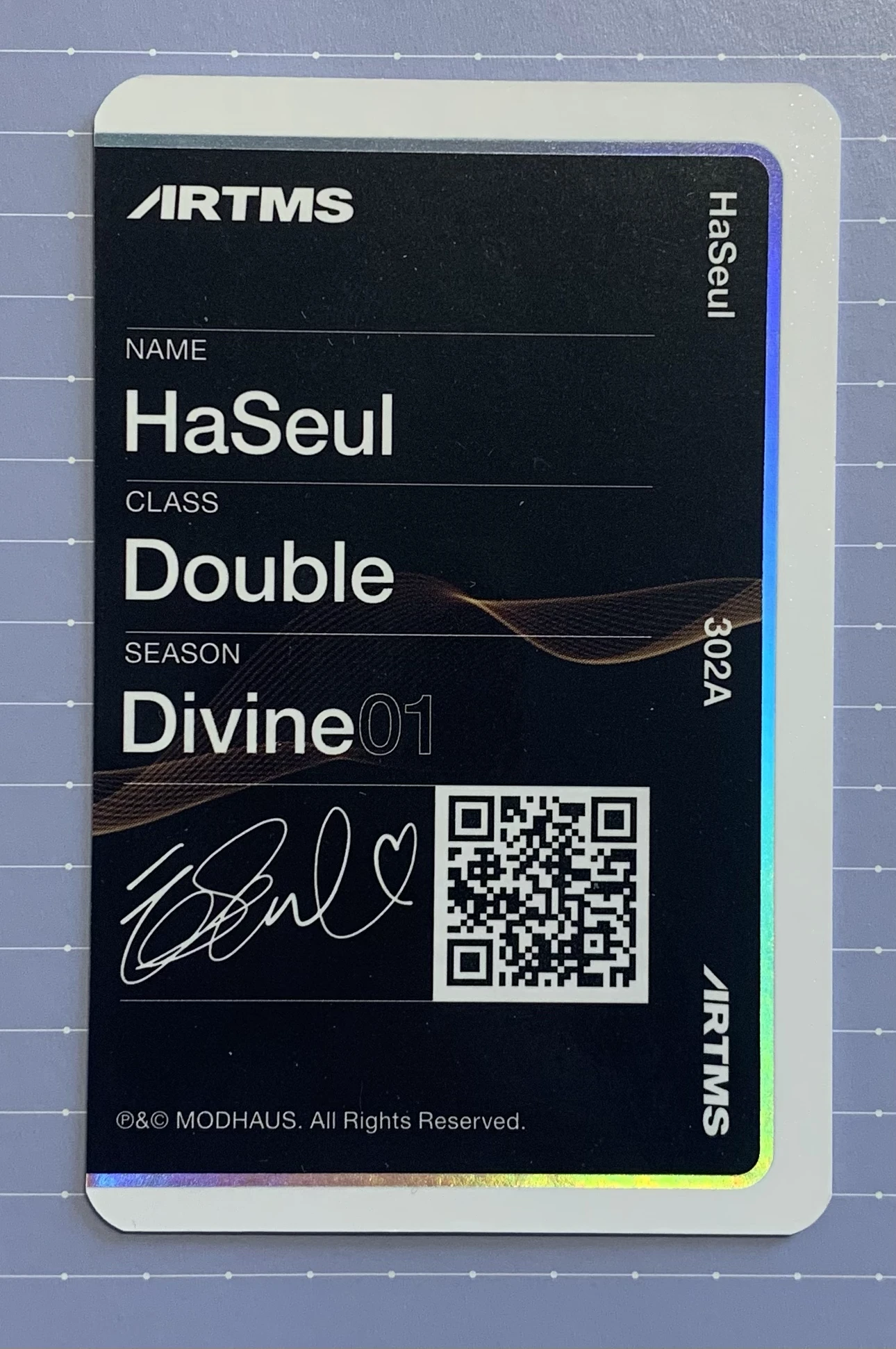 ARTMS HaSeul ARTMS - HaSeul - Club Icarus Album album photocard objekt music album listing photo 2