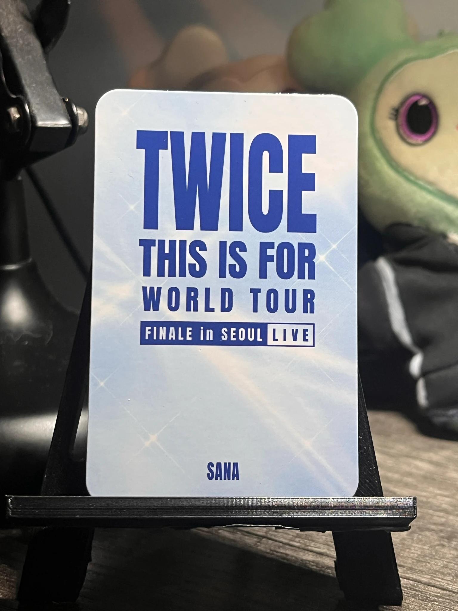 TWICE Sana TWICE - Sana - <THIS IS FOR> WORLD TOUR FINALE in SEOUL - LIVE Album retail exclusive target album photocard photocard set listing photo 2