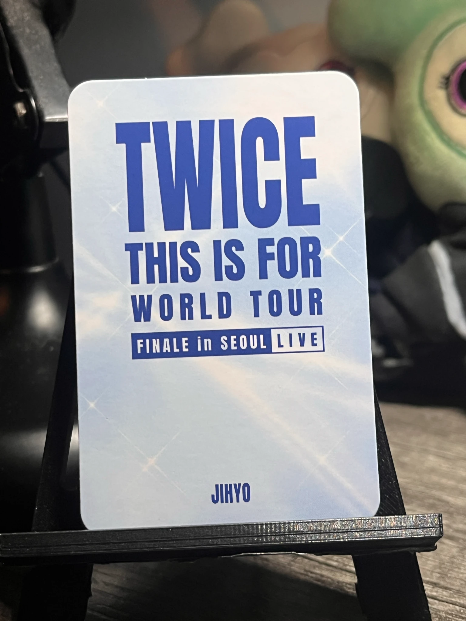 TWICE Jihyo TWICE - Jihyo - <THIS IS FOR> WORLD TOUR FINALE in SEOUL - LIVE Album retail exclusive target photocard set album photocard listing photo 2
