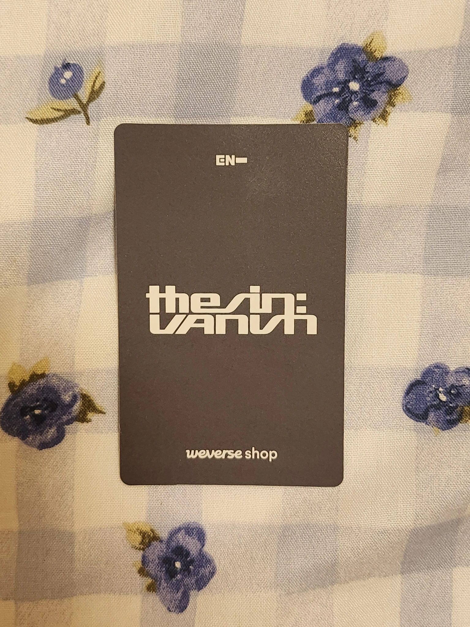 ENHYPEN Sunoo ENHYPEN - Sunoo - THE SIN: VANISH Album pob (pre-order benefit) weverse global shop (wvg) standard version listing photo 2