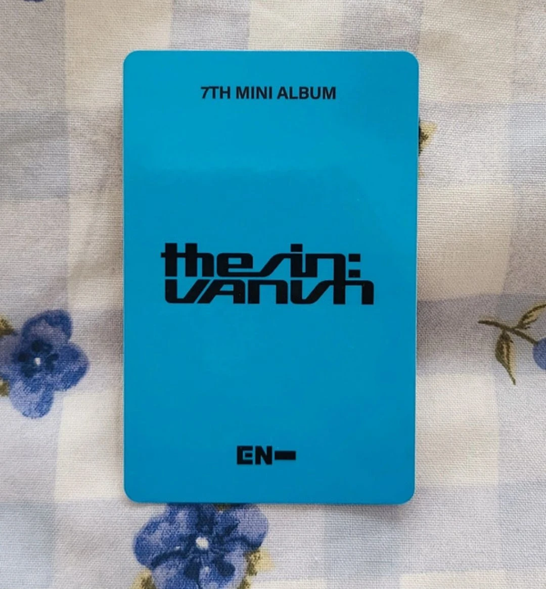 ENHYPEN Sunoo ENHYPEN - Sunoo - THE SIN: VANISH Album withfans / yizhiyu (yzy) round 2 video call (fancall) listing photo 2