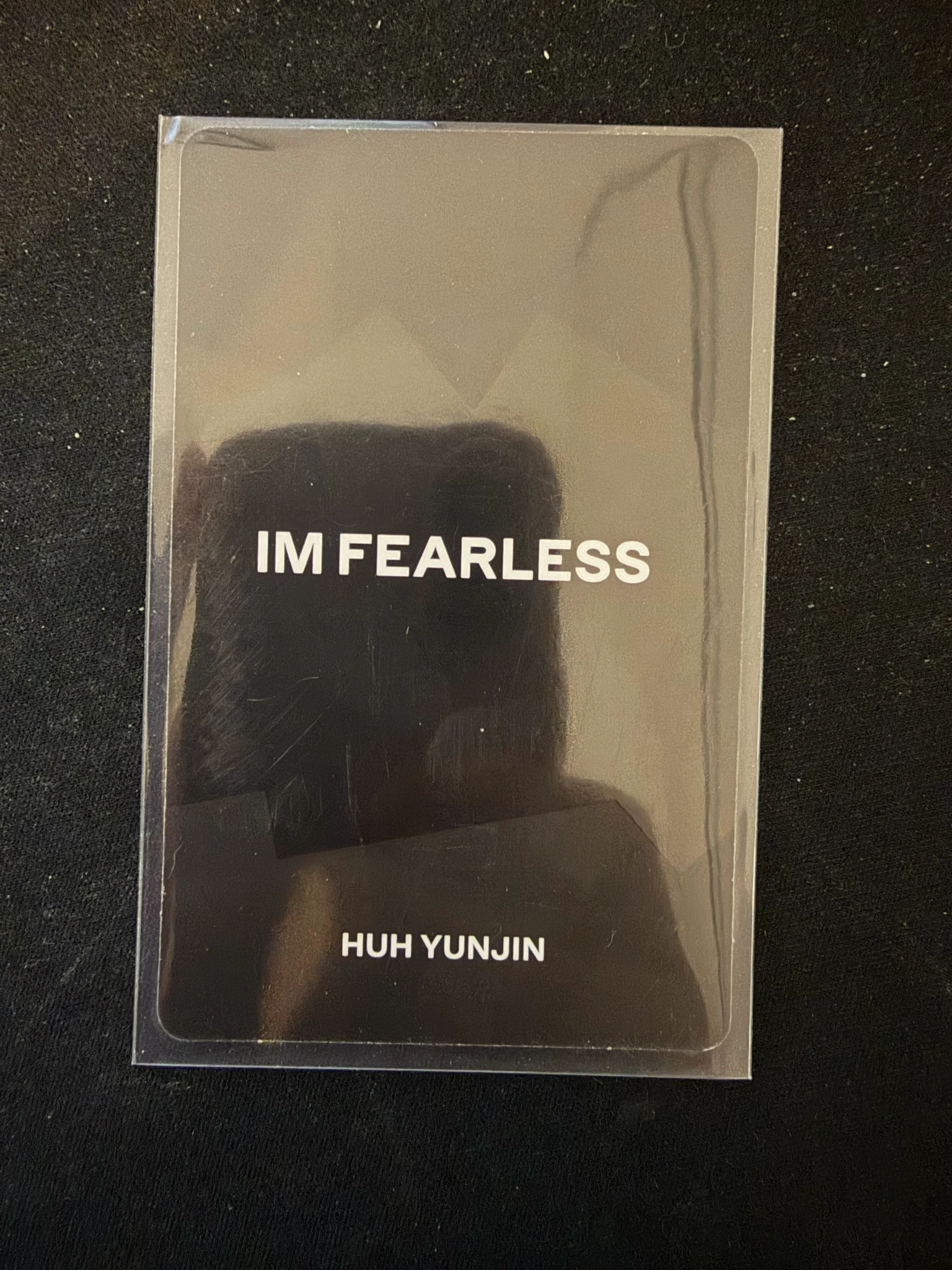 LE SSERAFIM Huh Yunjin LE SSERAFIM - Huh Yunjin - FEARLESS Album album photocard black petrol version listing photo 2