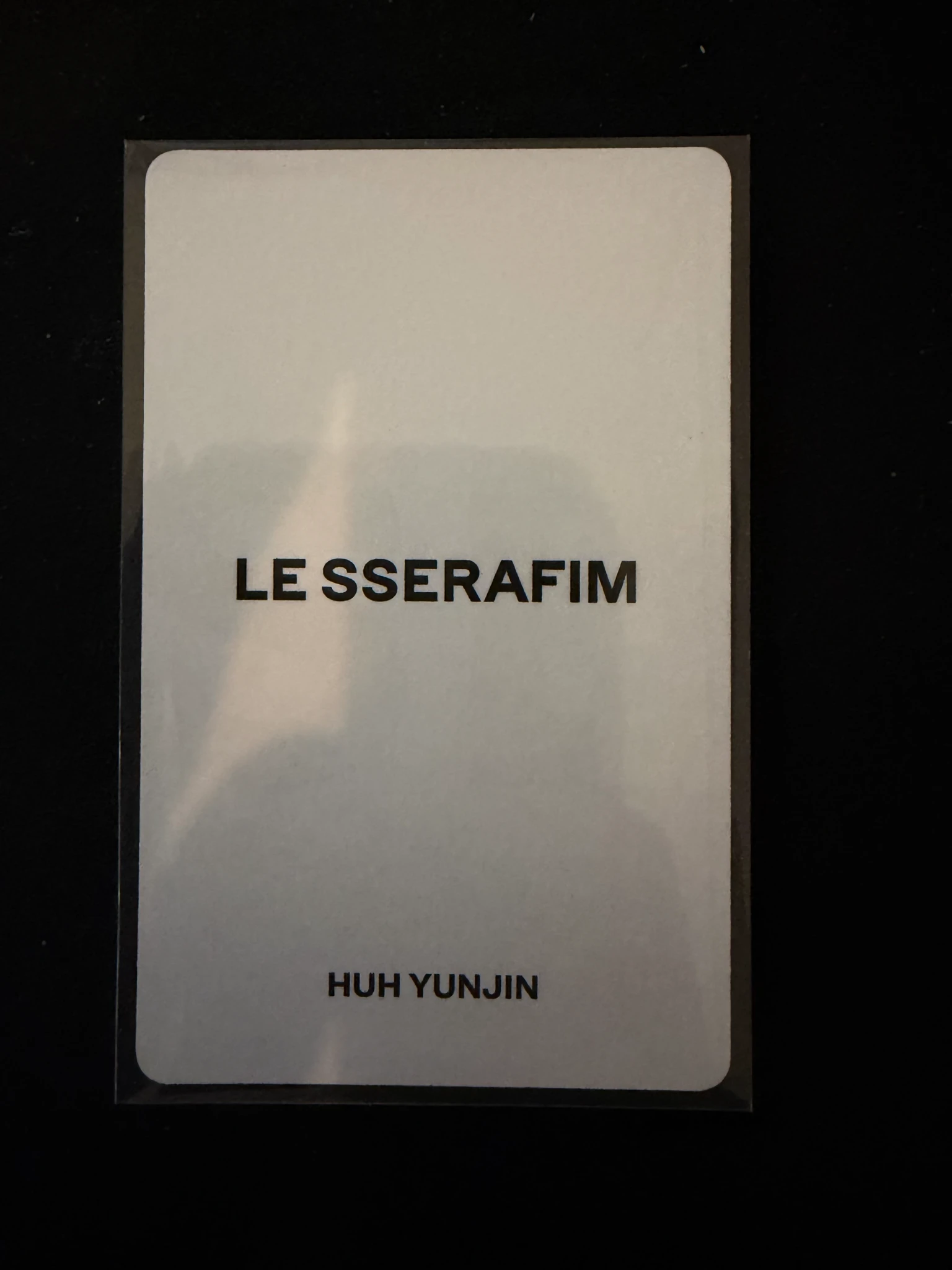 LE SSERAFIM Huh Yunjin LE SSERAFIM - Huh Yunjin - FEARLESS Album album photocard blue chypre version listing photo 2
