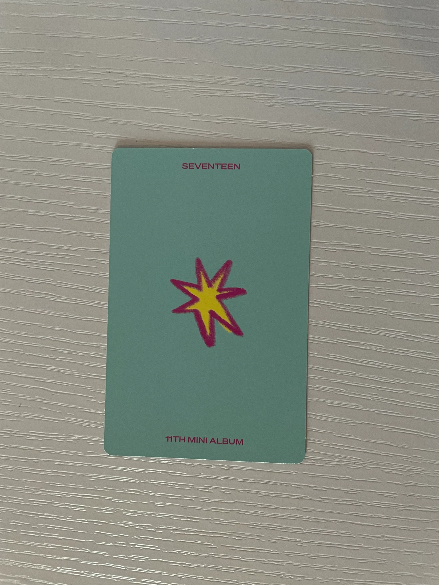 SEVENTEEN The8 SEVENTEEN - The8 - Seventeenth Heaven Album 5:26 am version mini photocard listing photo 2