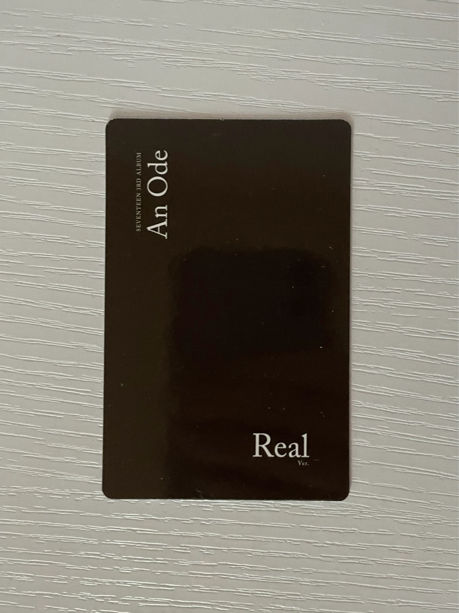 SEVENTEEN The8 SEVENTEEN - The8 - An Ode Album album photocard real version black back listing photo 2