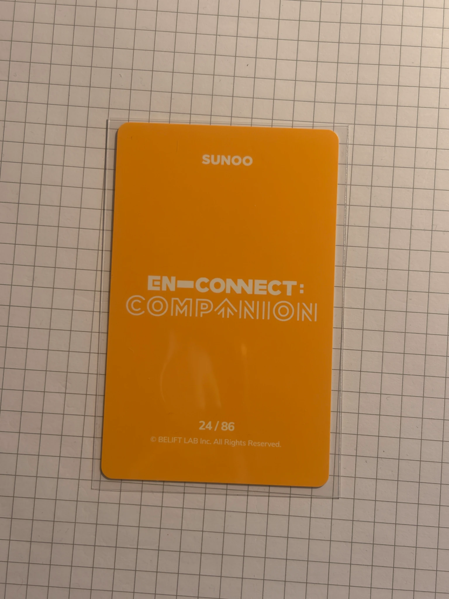 ENHYPEN Sunoo ENHYPEN - Sunoo - EN-CONNECT : COMPANION Event trading card listing photo 2
