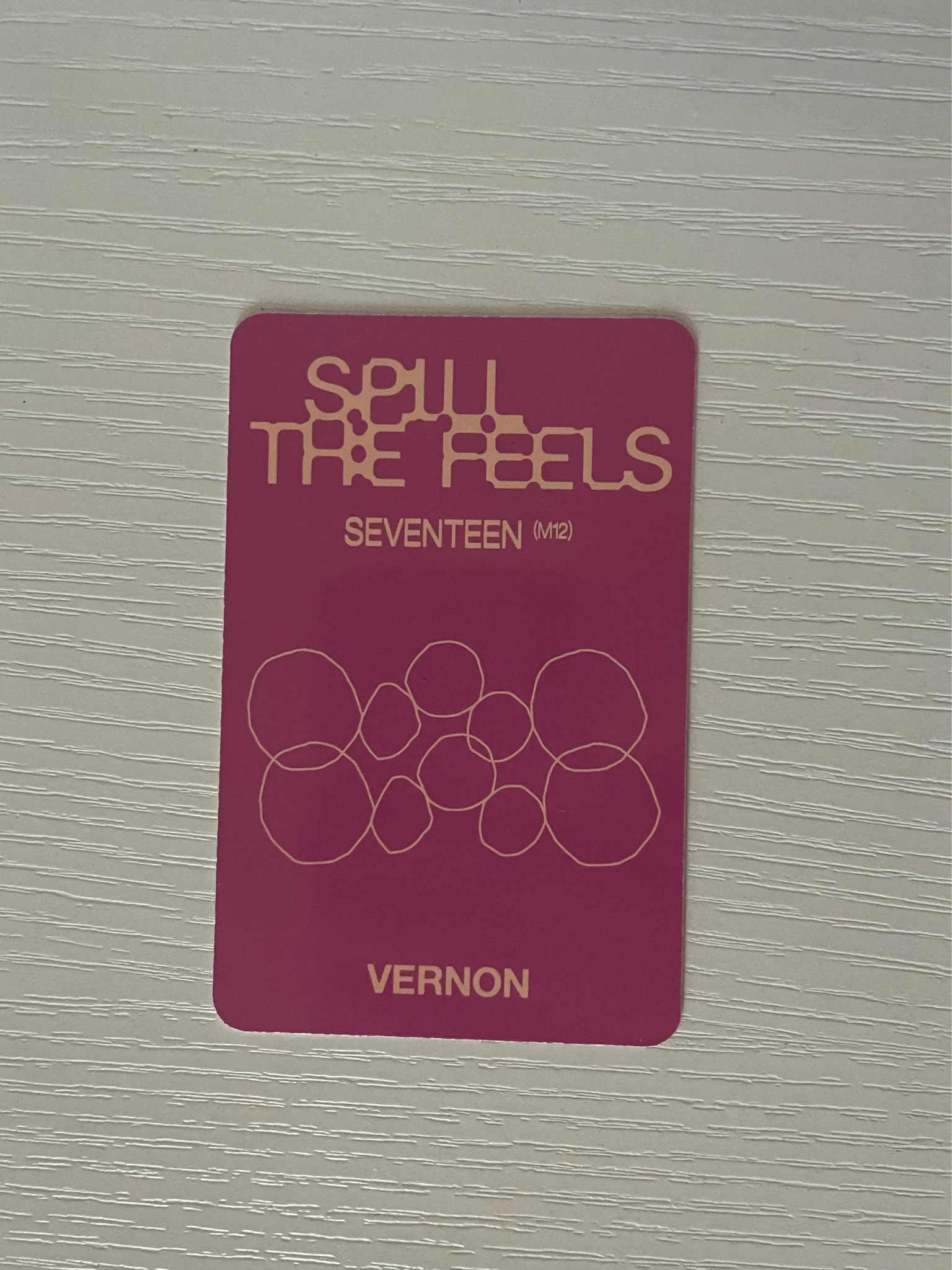 SEVENTEEN Vernon SEVENTEEN - Vernon - Spill the Feels Album broadcast listing photo 2