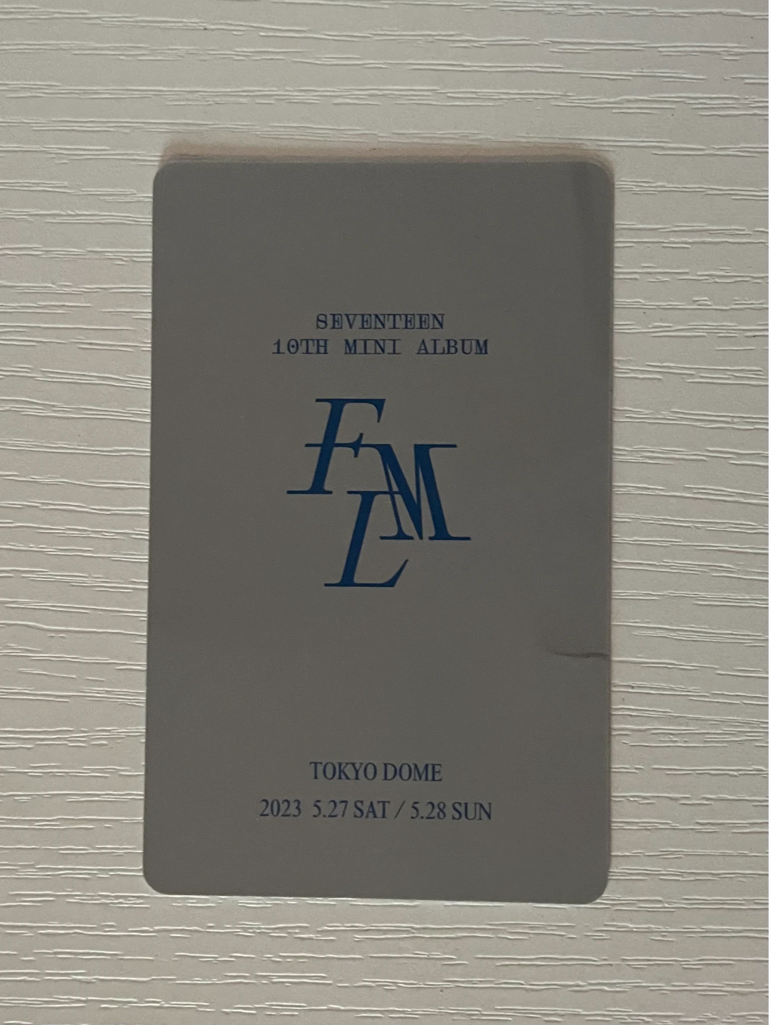 SEVENTEEN Vernon SEVENTEEN - Vernon - FML Album pre-order benefit (pob) aladin listing photo 2
