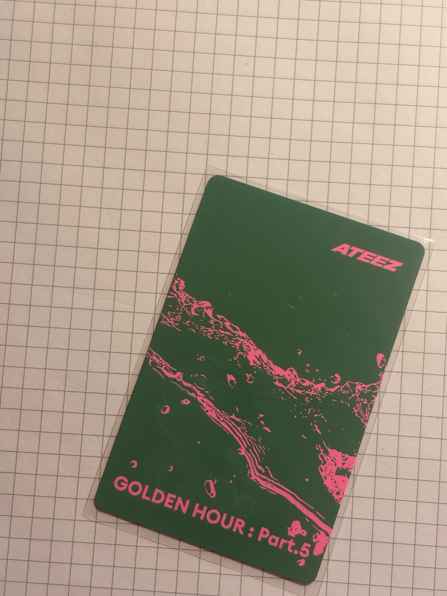 ATEEZ Hongjoong ATEEZ - Hongjoong - GOLDEN HOUR : Part.5 Album Z version poca album album photocard listing photo 2