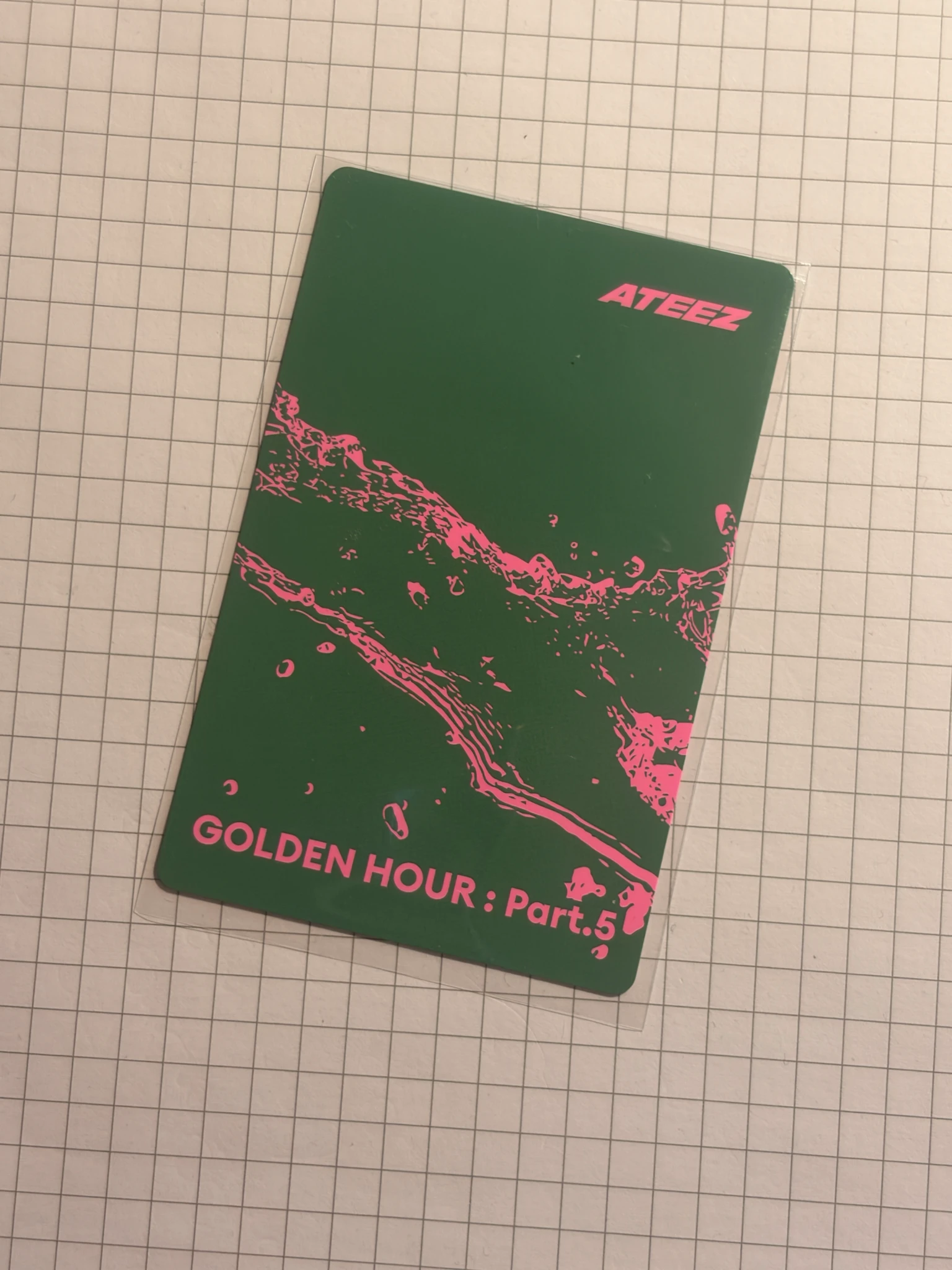 ATEEZ Hongjoong ATEEZ - Hongjoong - GOLDEN HOUR : Part.5 Album Z version poca album album photocard listing photo 2
