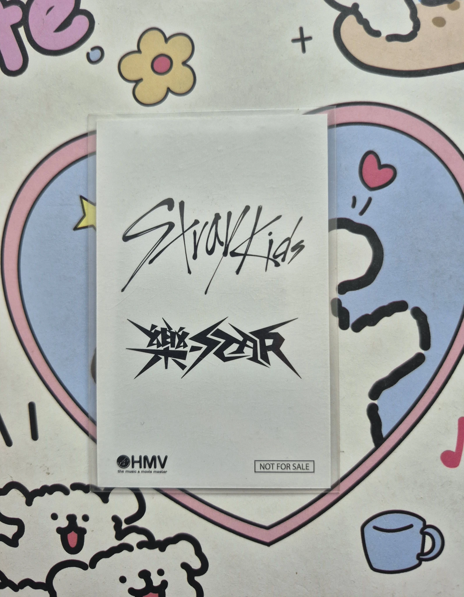 Stray Kids Bang Chan Stray Kids - Bang Chan - Rock-Star Album hmv pob (pre-order benefit) FPO holographic (hologram) listing photo 2