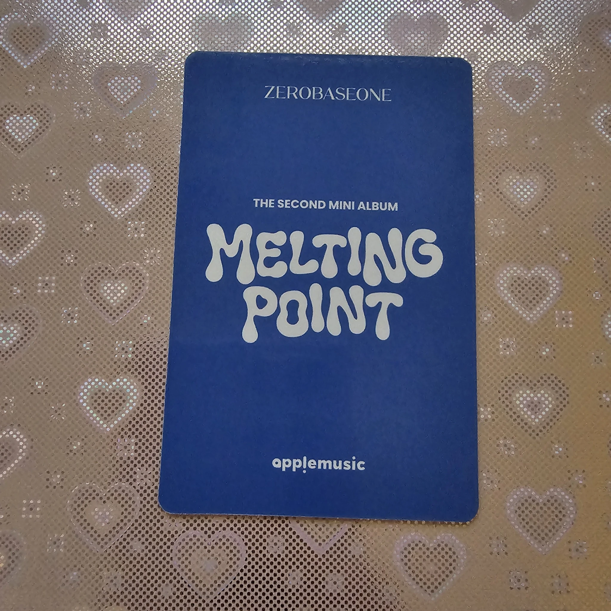 ZEROBASEONE Gyuvin ZEROBASEONE - Gyuvin - Melting Point Album apple music lucky draw (LD) set benefit listing photo 2