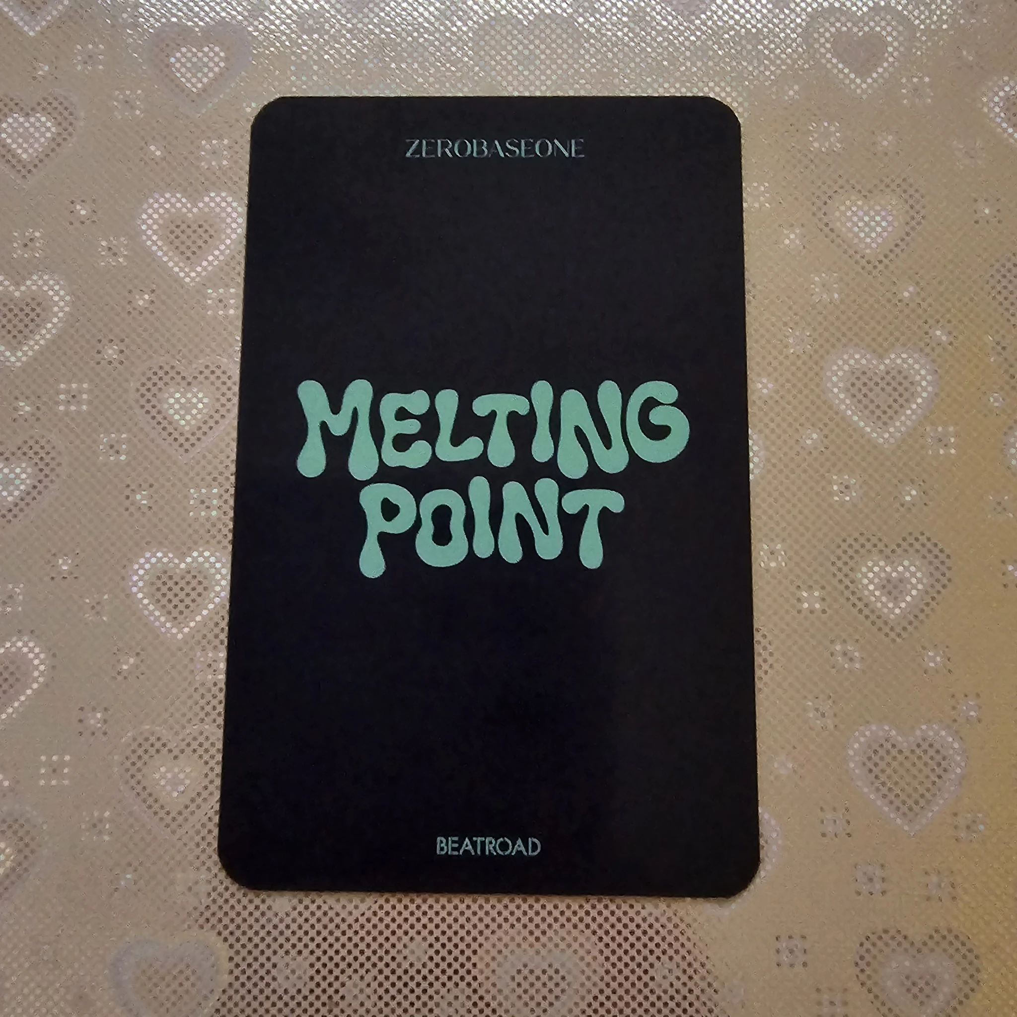 ZEROBASEONE Gunwook ZEROBASEONE - Gunwook - Melting Point Album beatroad lucky draw (LD) listing photo 2