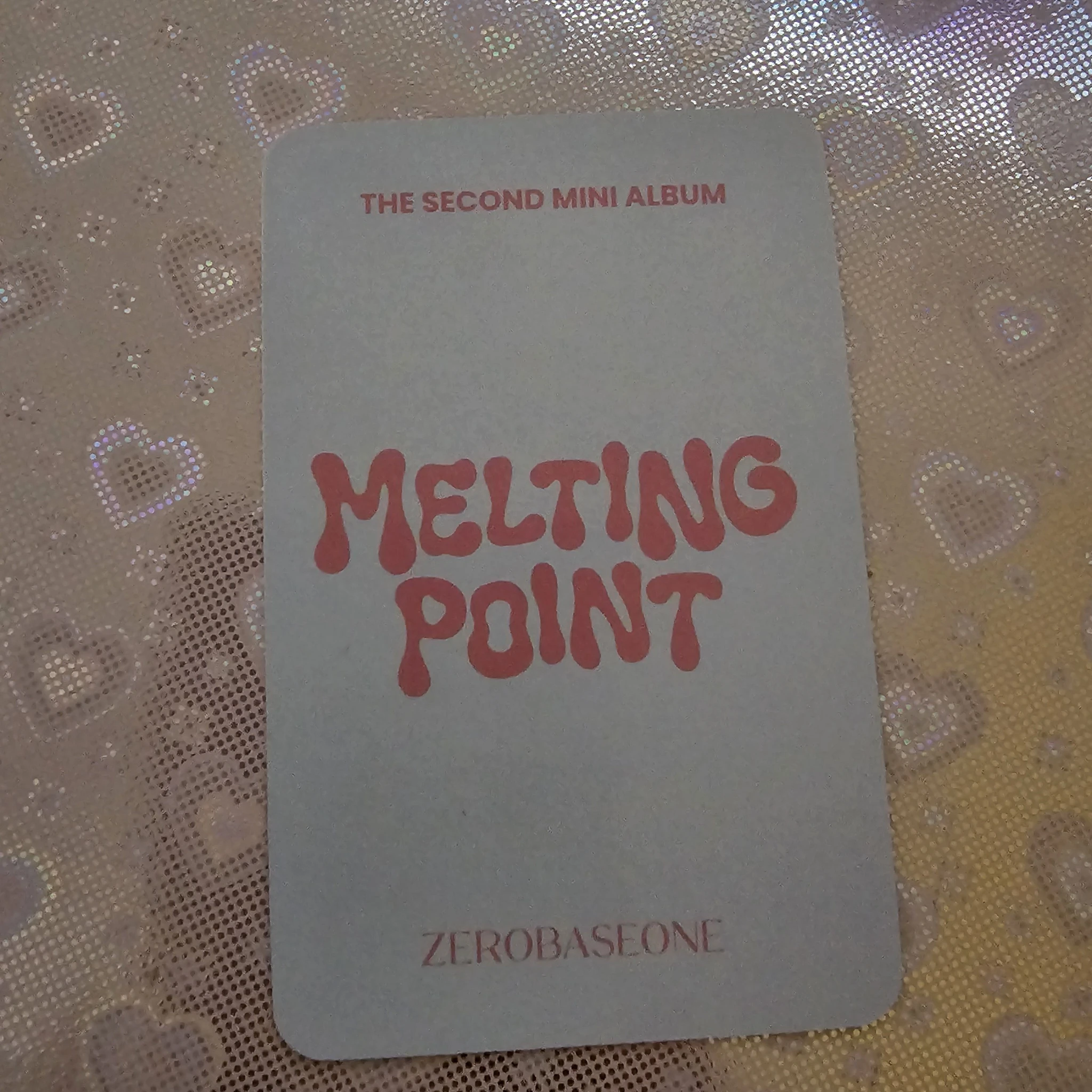 ZEROBASEONE Gyuvin ZEROBASEONE - Gyuvin - Melting Point Album apple music pob (pre-order benefit) listing photo 2