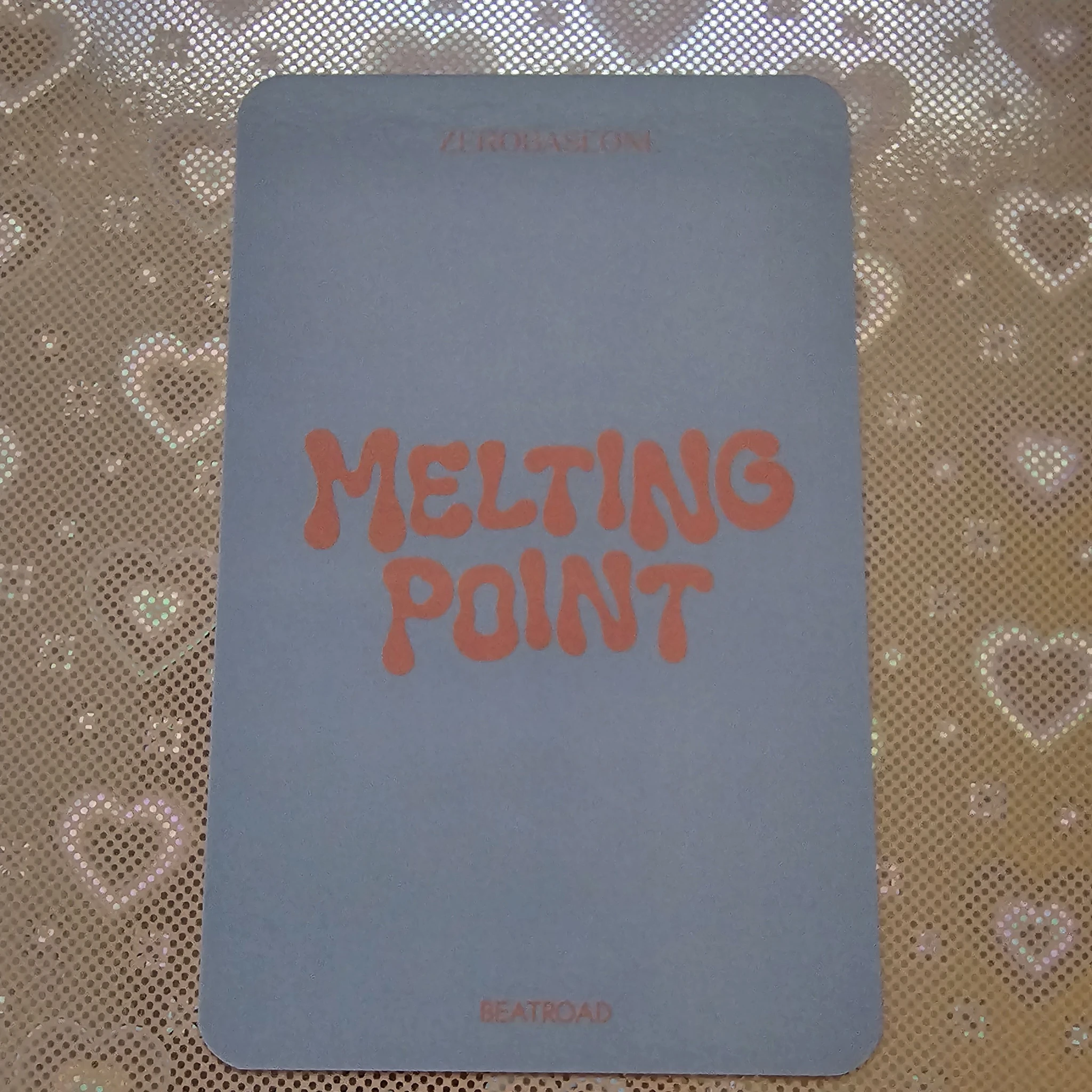 ZEROBASEONE Matthew ZEROBASEONE - Matthew - Melting Point Album beatroad lucky draw photobook version listing photo 2