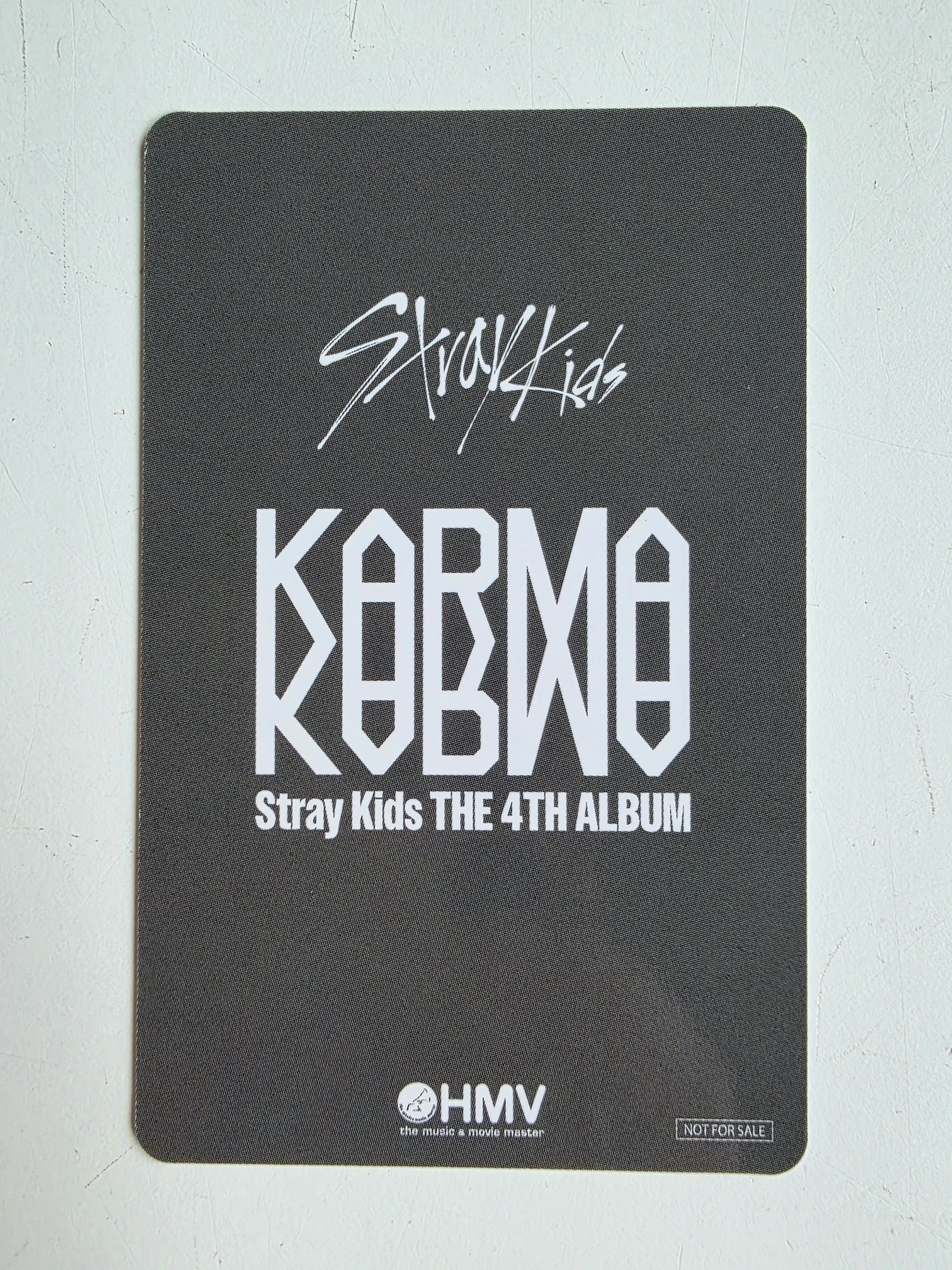 Stray Kids Changbin Stray Kids - Changbin - KARMA Album pre-order benefit (pob) hmv listing photo 2