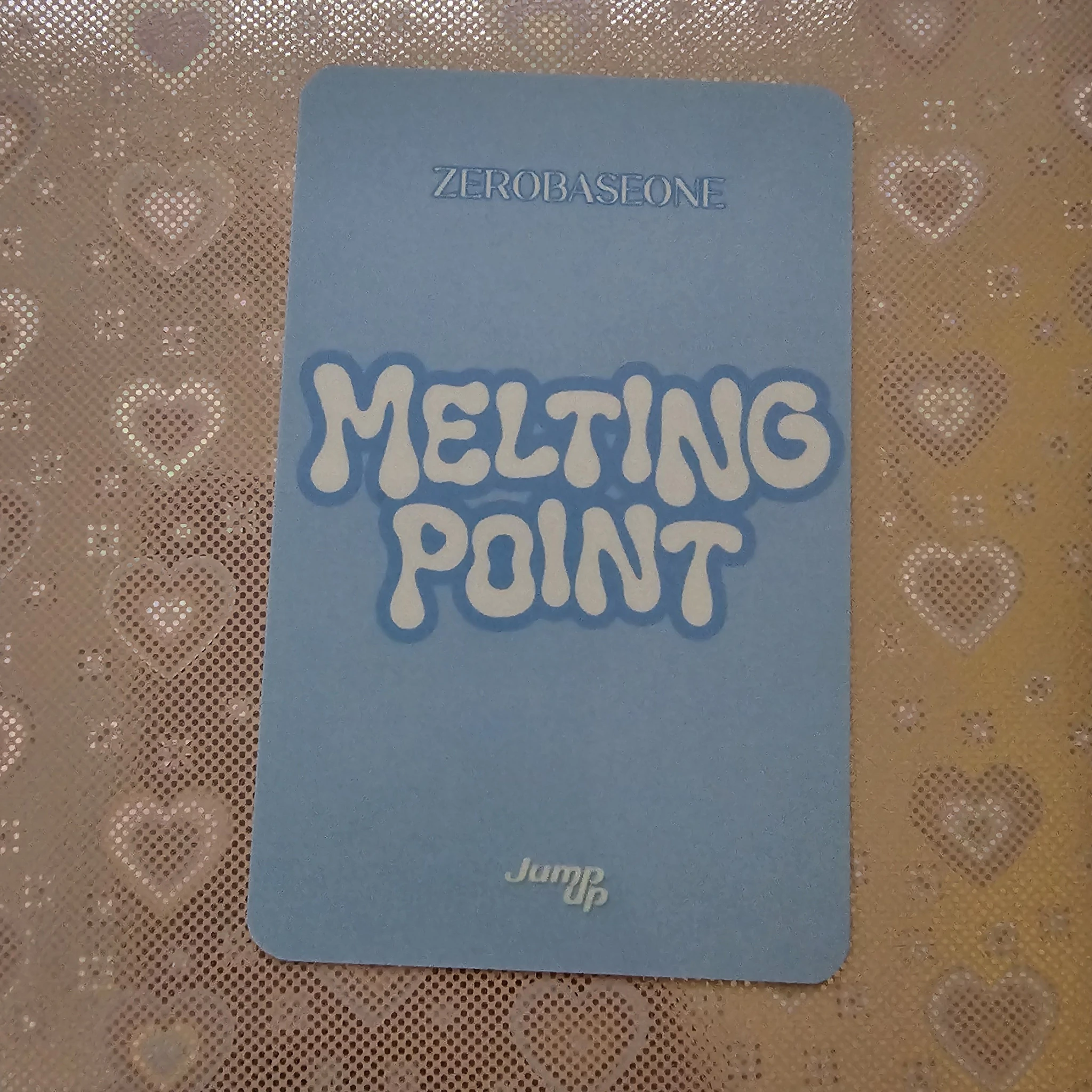 ZEROBASEONE Jiwoong ZEROBASEONE - Jiwoong - Melting Point Album jump up lucky draw listing photo 2