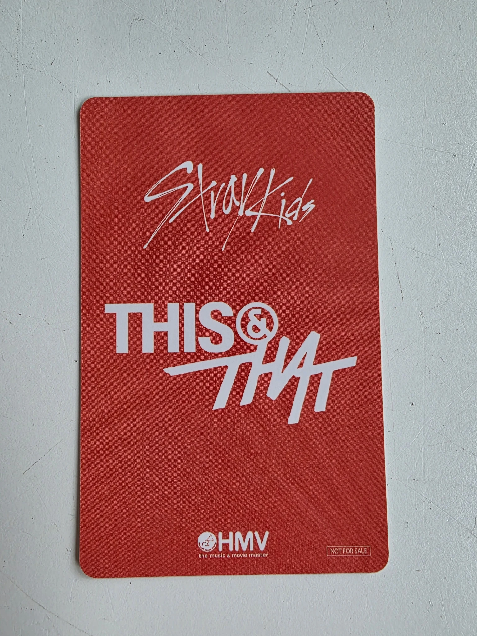 Stray Kids Bang Chan Stray Kids - Bang Chan - THIS & THAT Album pob (pre-order benefit) holographic (hologram) hmv japan A version listing photo 2
