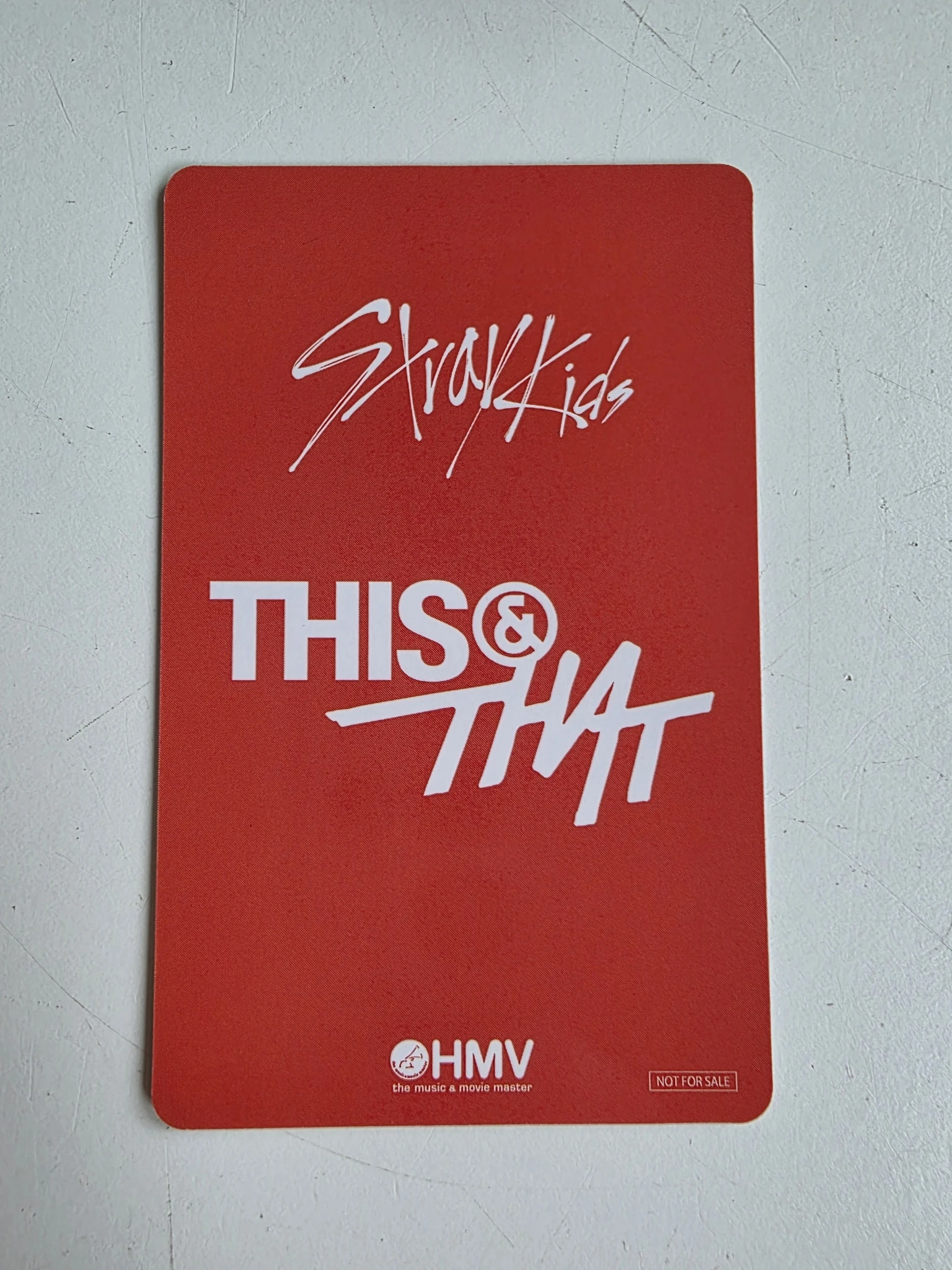 Stray Kids HAN Stray Kids - HAN - THIS & THAT Album A version hmv japan pob (pre-order benefit) holographic (hologram) listing photo 2