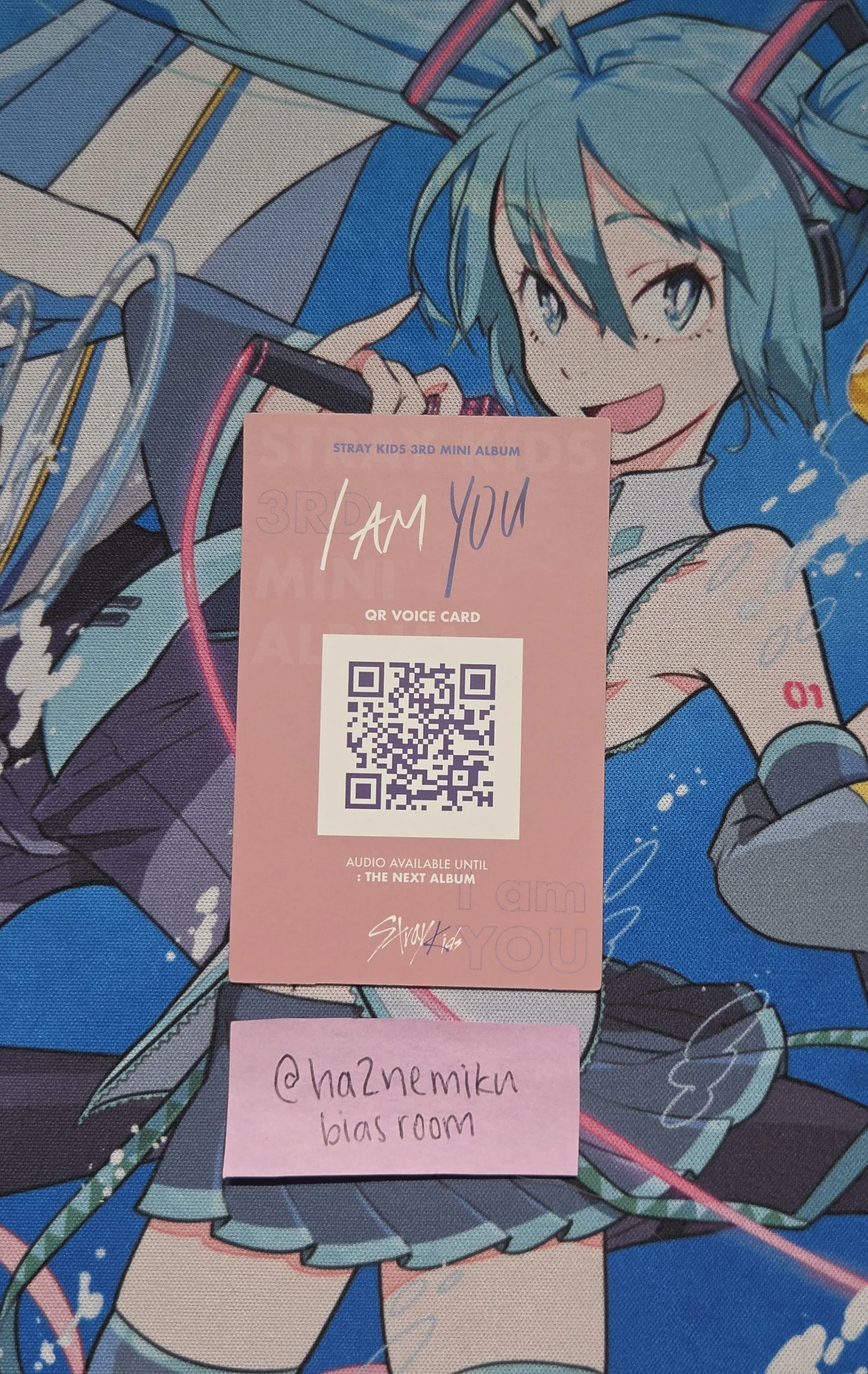 Stray Kids Bang Chan Stray Kids - Bang Chan - I am YOU Album album photocard handwriting ver. listing photo 2