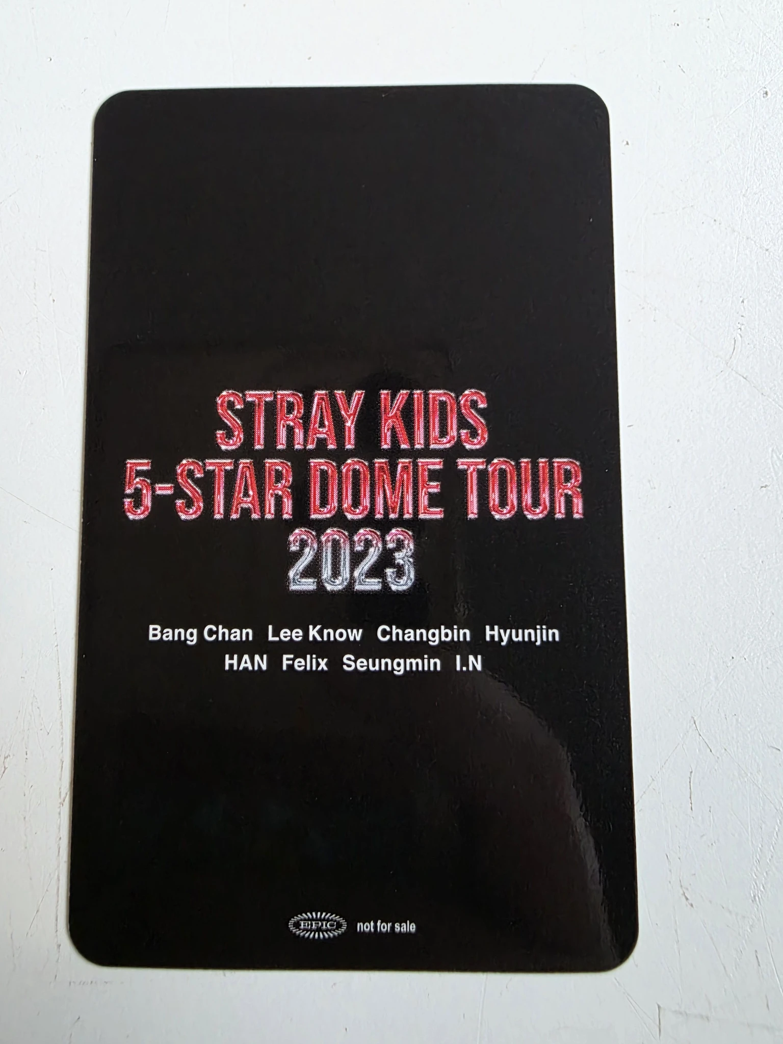 Stray Kids Changbin Stray Kids - Changbin - 5-STAR Dome Tour 2023 Blu-ray Other venue-limited purchase benefit offline hi touch event listing photo 2