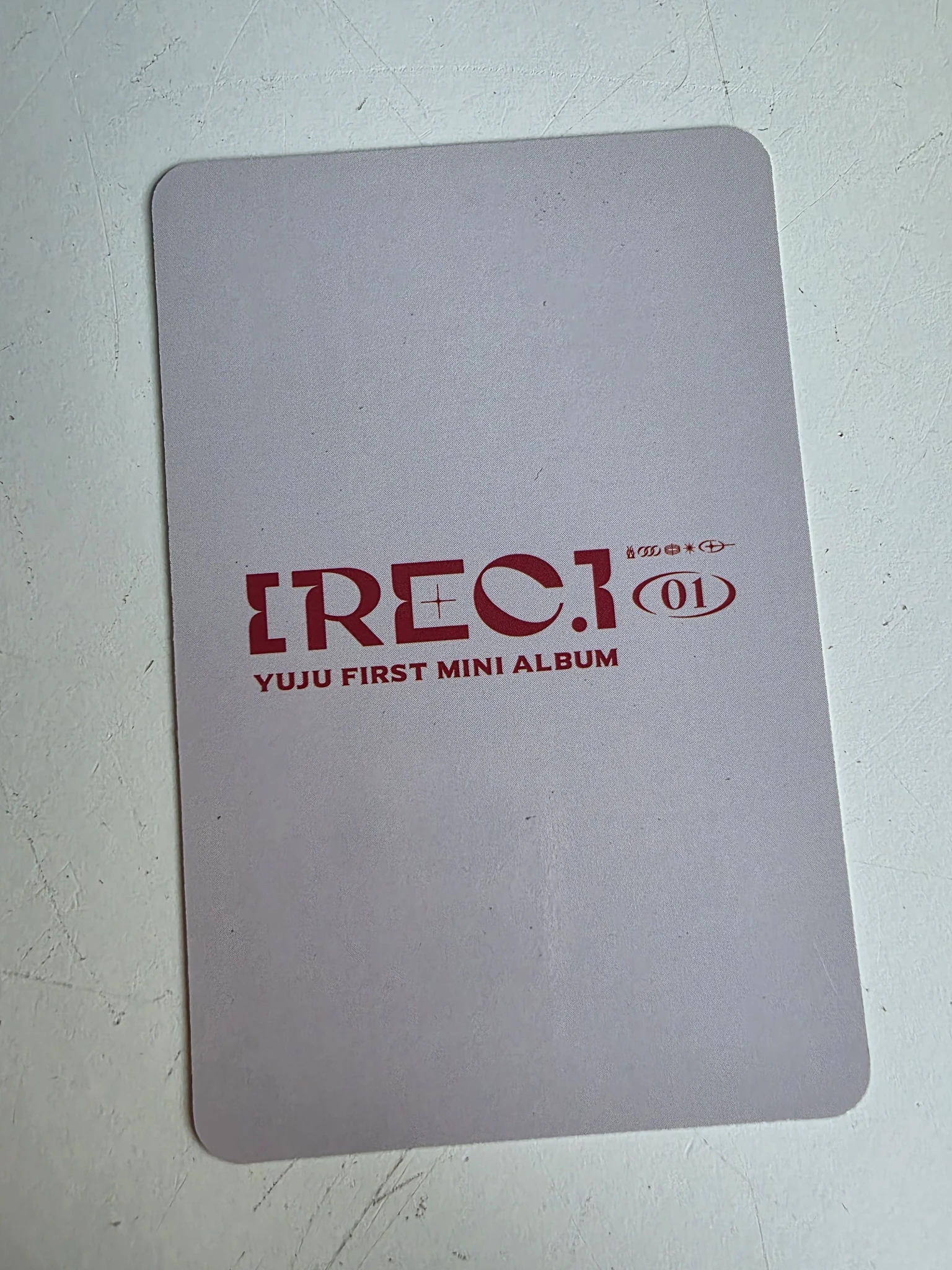 Yuju Yuju Yuju - Yuju - REC. Album pre-order benefit (pob) synnara listing photo 2