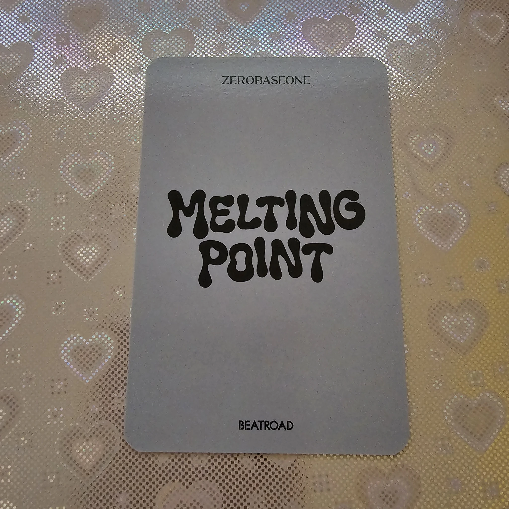 ZEROBASEONE Gyuvin ZEROBASEONE - Gyuvin - Melting Point Album beatroad lucky draw listing photo 2