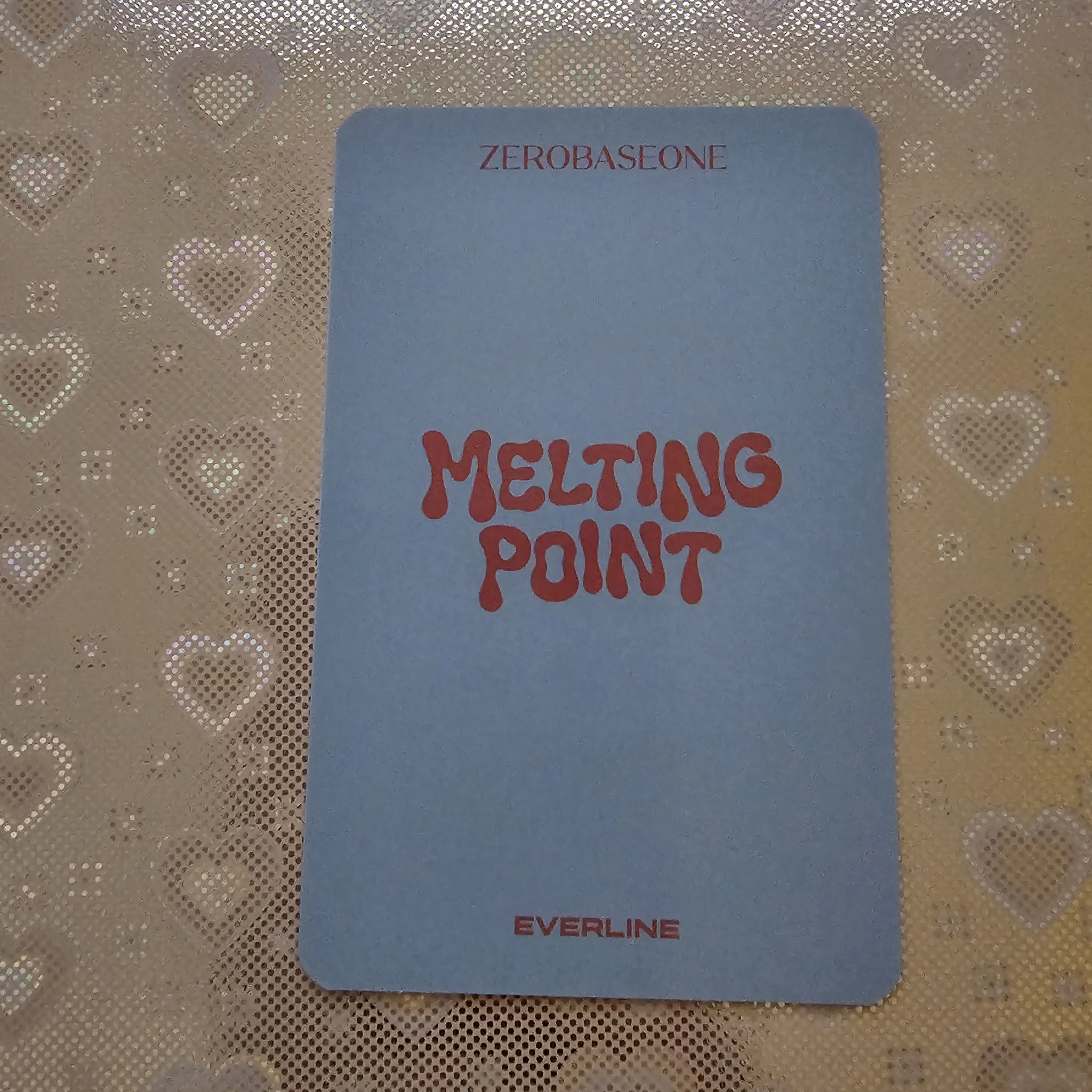 ZEROBASEONE Gyuvin ZEROBASEONE - Gyuvin - Melting Point Album everline lucky draw listing photo 2