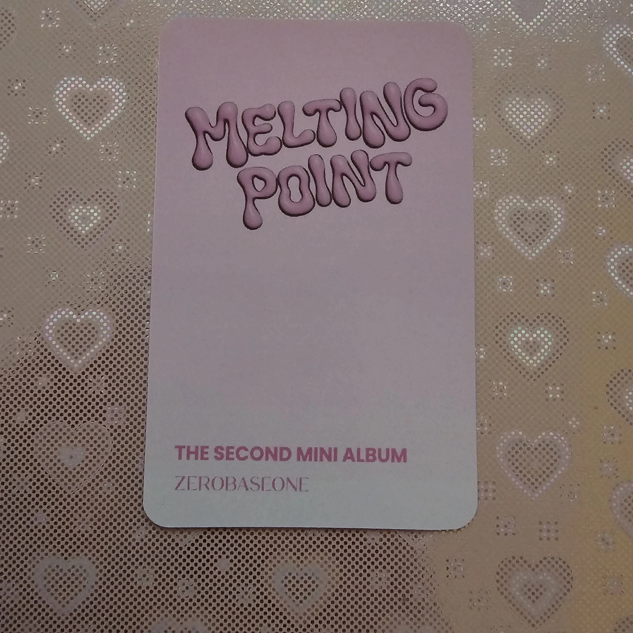 ZEROBASEONE Gunwook ZEROBASEONE - Gunwook - Melting Point Album olive young pob (pre-order benefit) photobook version listing photo 2