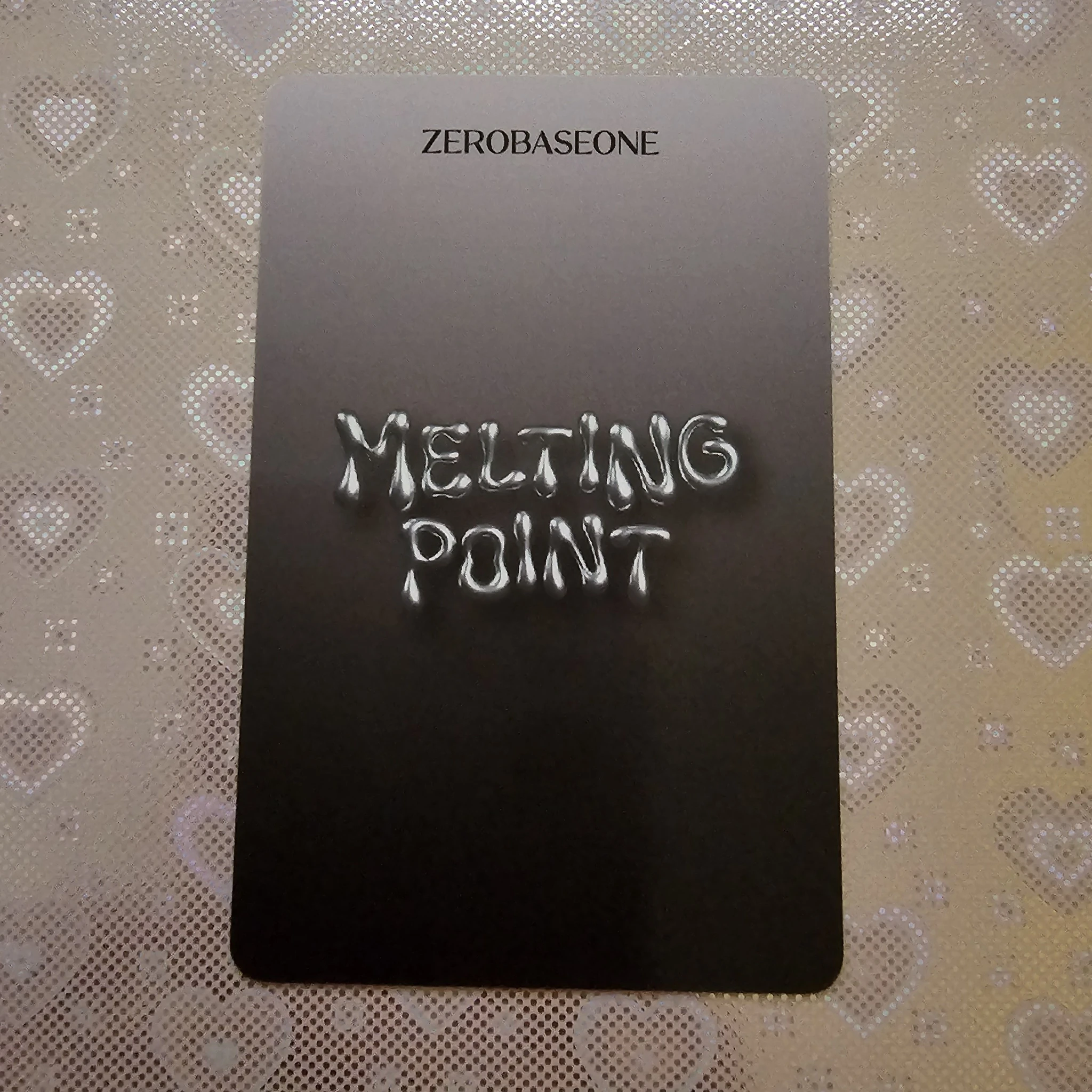 ZEROBASEONE Gunwook ZEROBASEONE - Gunwook - Melting Point Album withmuu lucky draw listing photo 2