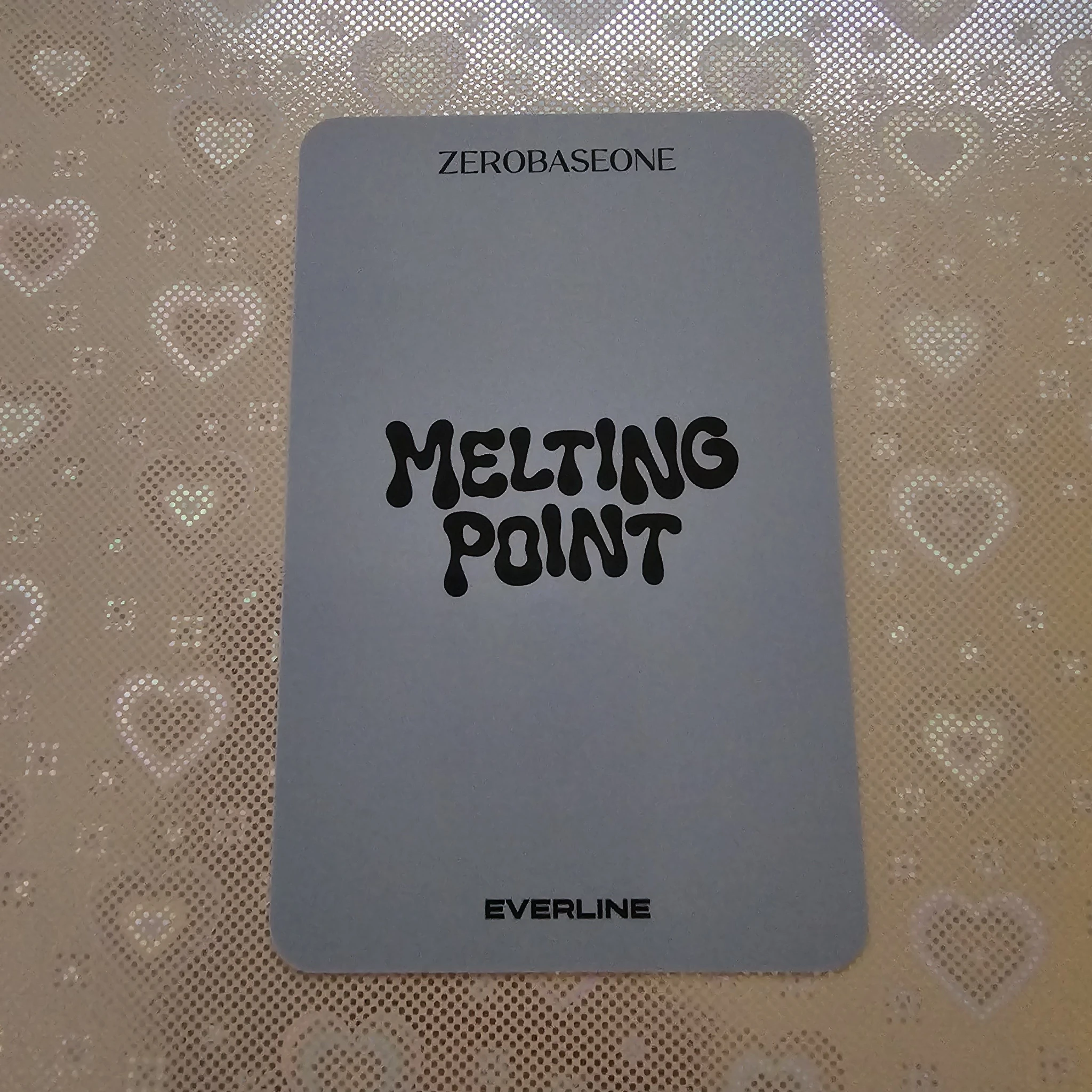 ZEROBASEONE Gunwook ZEROBASEONE - Gunwook - Melting Point Album everline lucky draw listing photo 2
