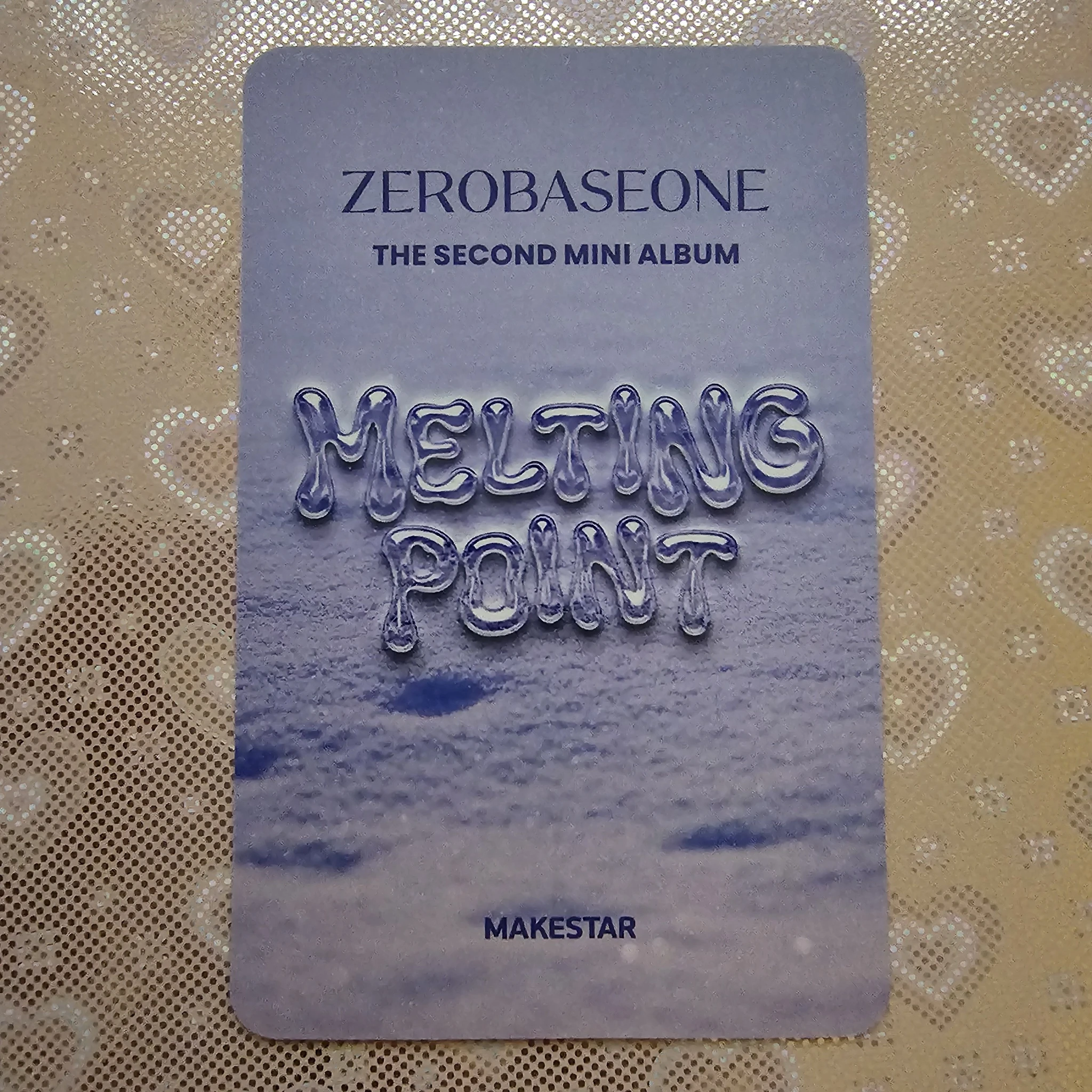 ZEROBASEONE Gunwook ZEROBASEONE - Gunwook - Melting Point Album makestar lucky draw listing photo 2