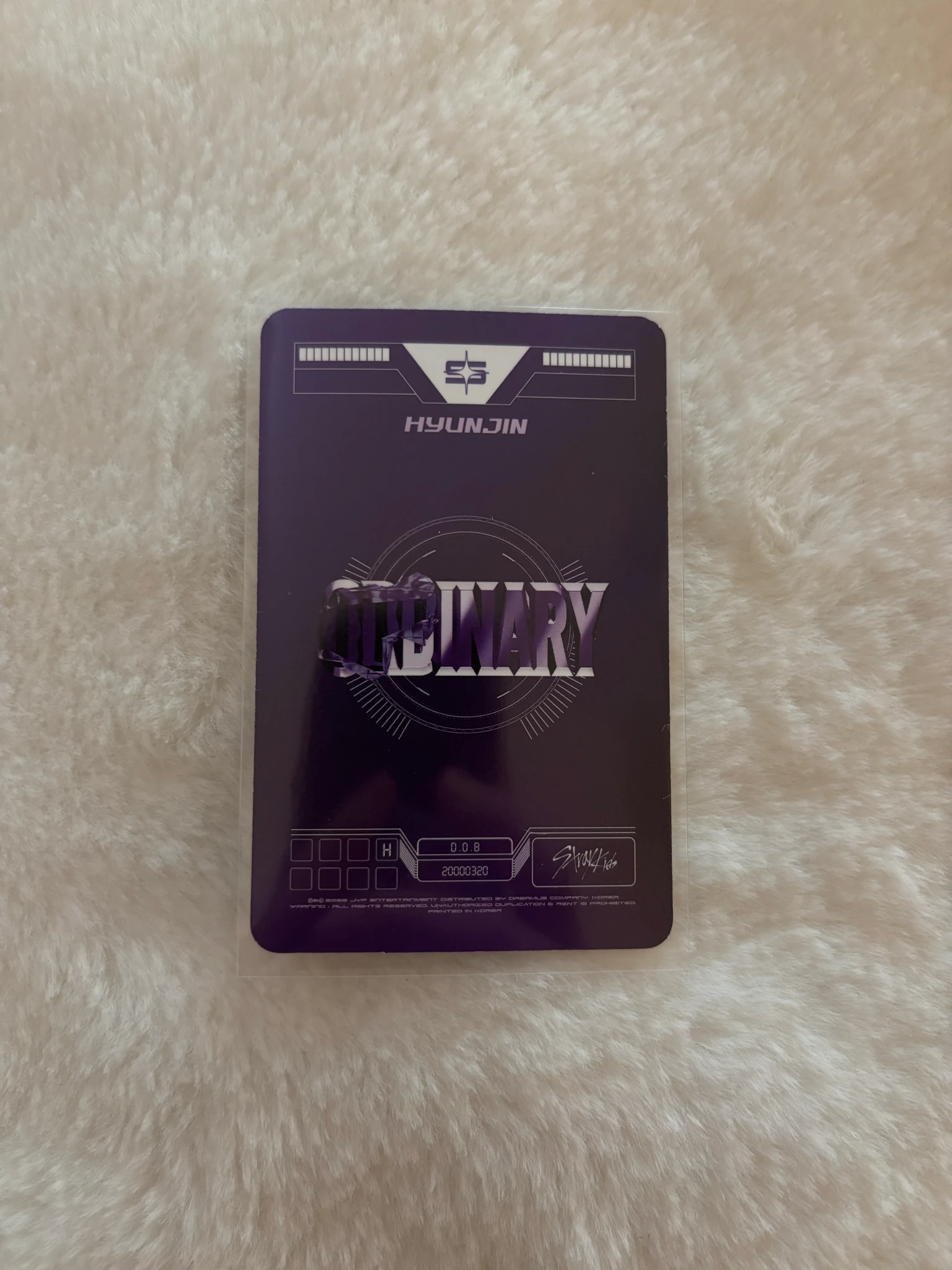 Stray Kids Hyunjin Stray Kids - Hyunjin - Oddinary Album album photocard jewel case version listing photo 2