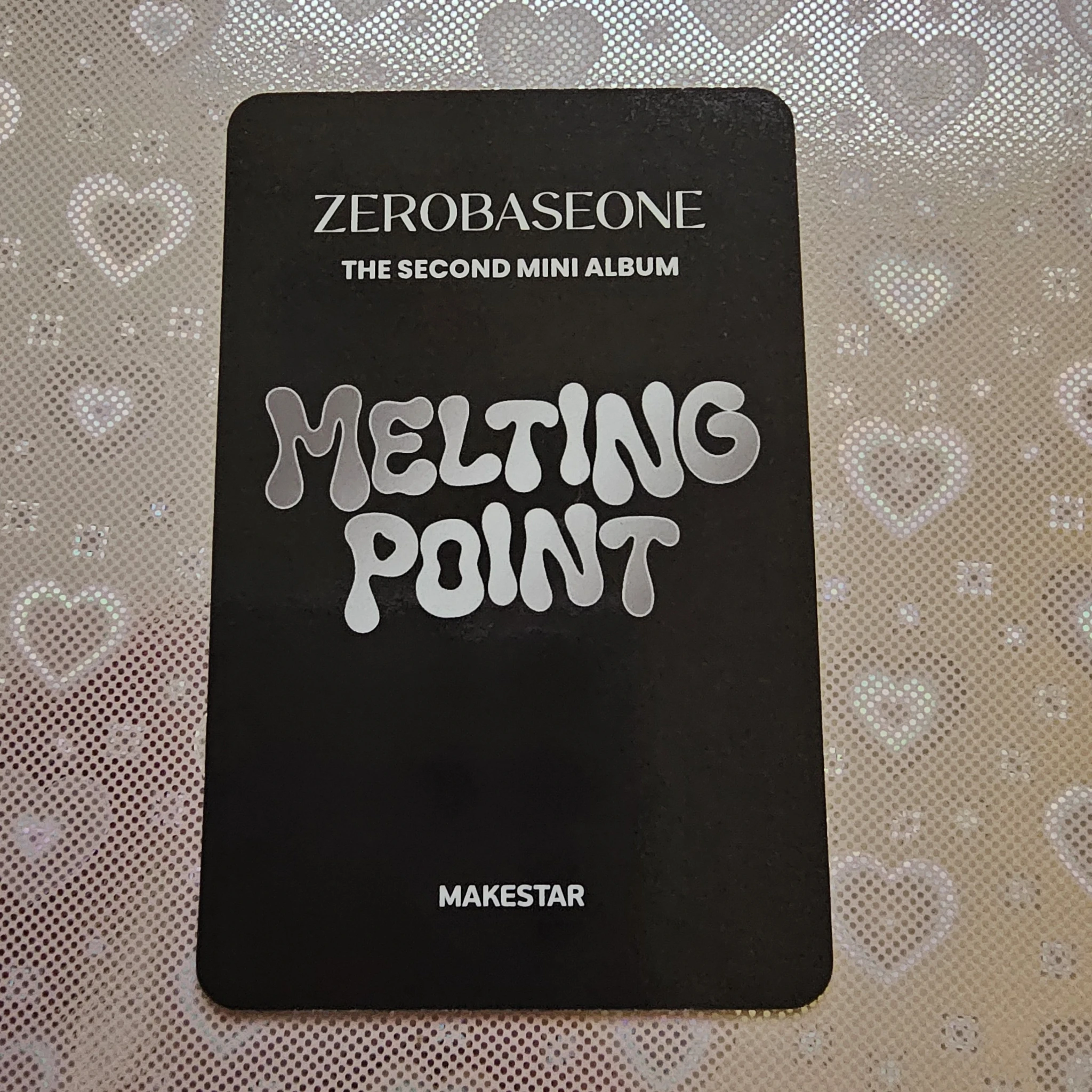 ZEROBASEONE Gunwook ZEROBASEONE - Gunwook - Melting Point Album makestar lucky draw listing photo 2