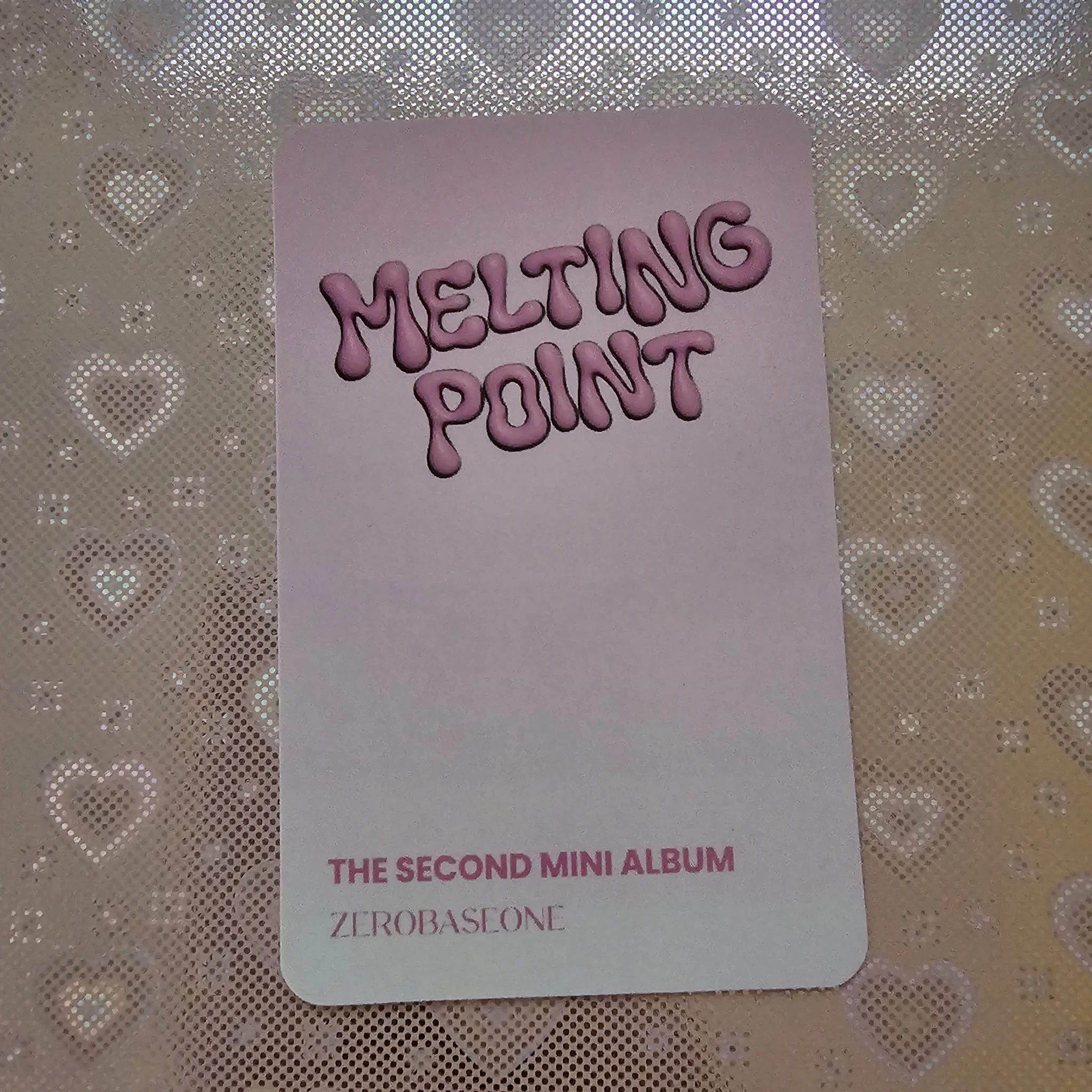 ZEROBASEONE Gyuvin ZEROBASEONE - Gyuvin - Melting Point Album olive young digipack version pob (pre-order benefit) listing photo 2