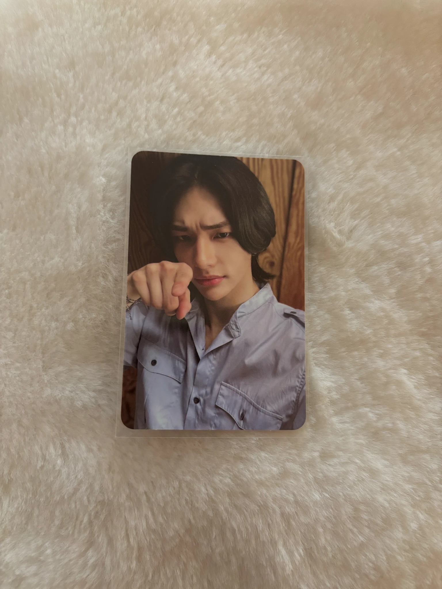 Stray Kids Hyunjin Stray Kids - Hyunjin - NoEasy Album album photocard double-sided front side listing photo 2