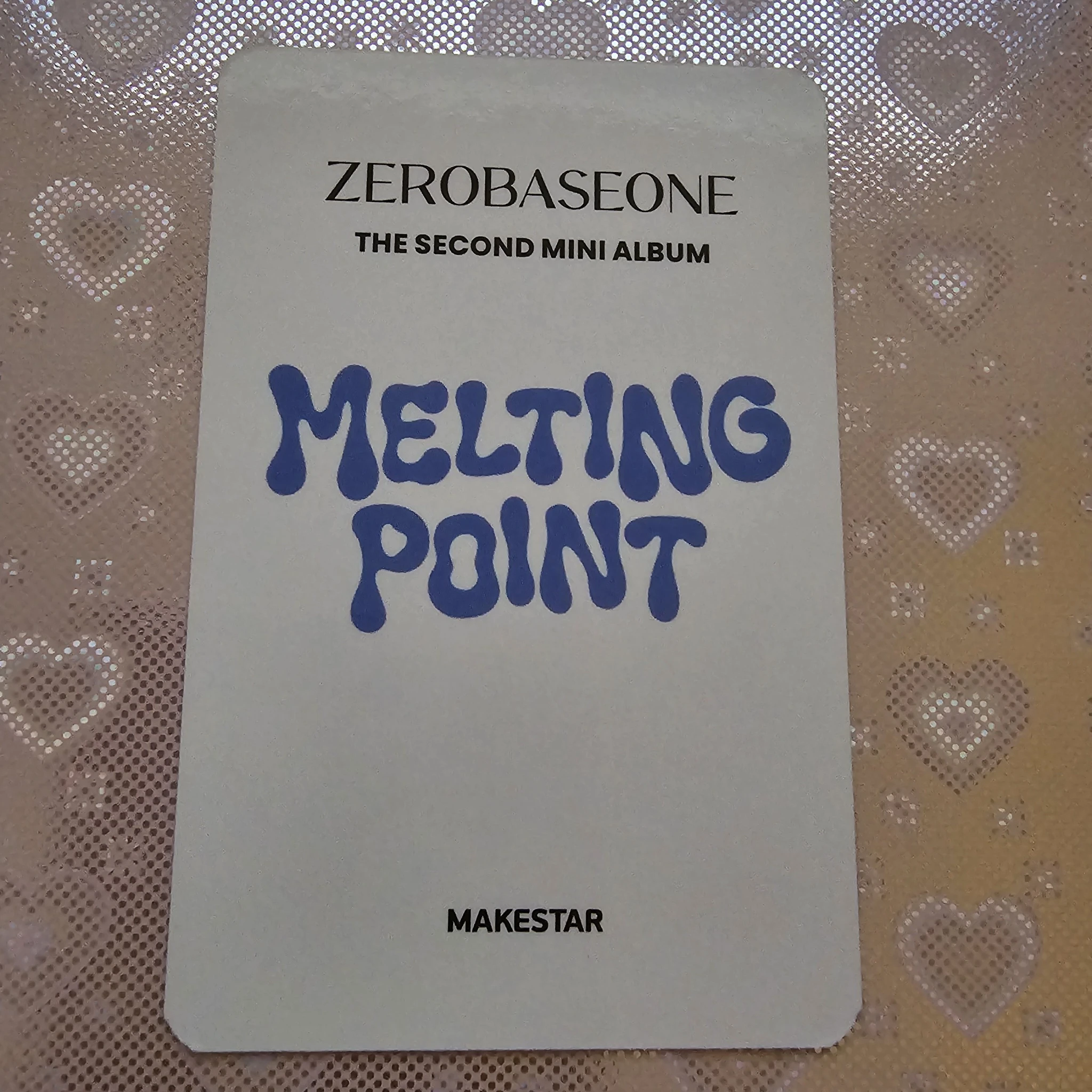 ZEROBASEONE Gunwook ZEROBASEONE - Gunwook - Melting Point Album makestar video call (fancall) digipack version listing photo 2