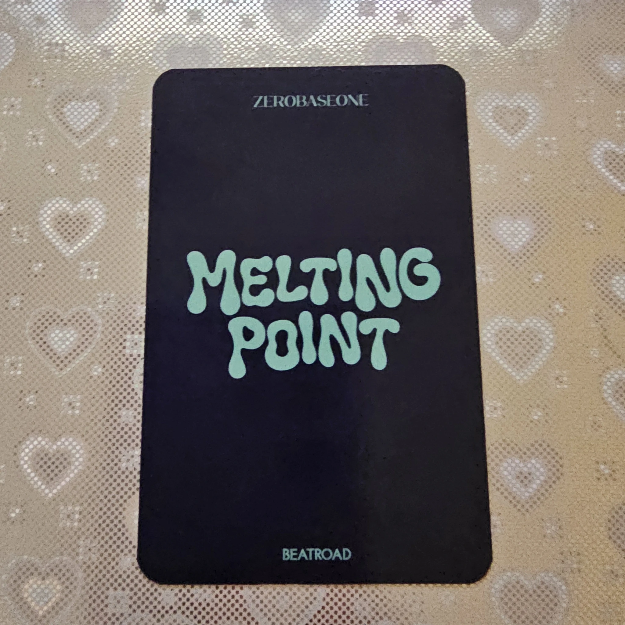 ZEROBASEONE Matthew ZEROBASEONE - Matthew - Melting Point Album beatroad lucky draw digipack version listing photo 2