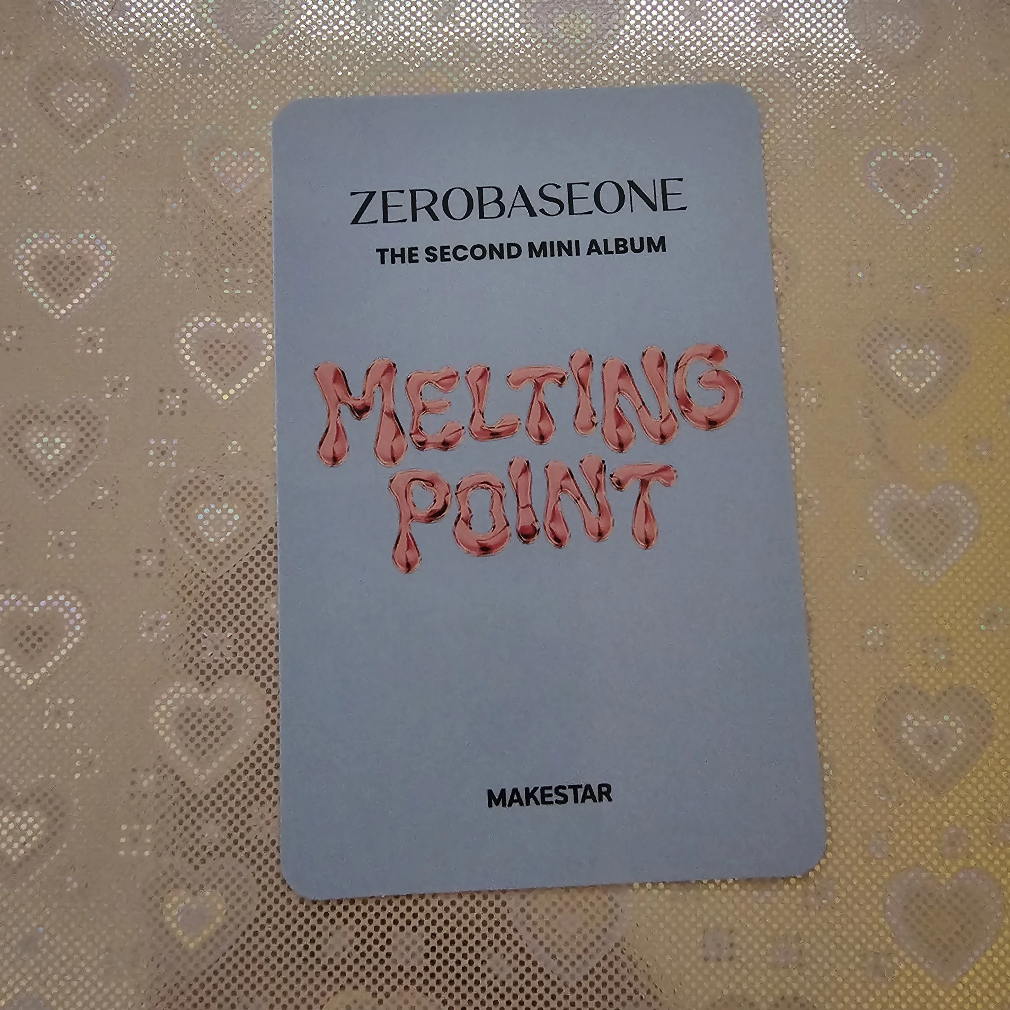ZEROBASEONE Gyuvin ZEROBASEONE - Gyuvin - Melting Point Album pob (pre-order benefit) makestar listing photo 2
