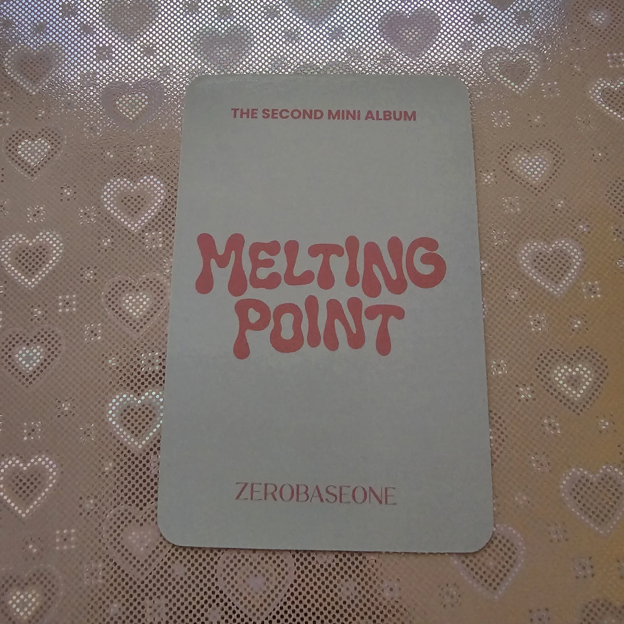 ZEROBASEONE Gunwook ZEROBASEONE - Gunwook - Melting Point Album apple music pob (pre-order benefit) listing photo 2