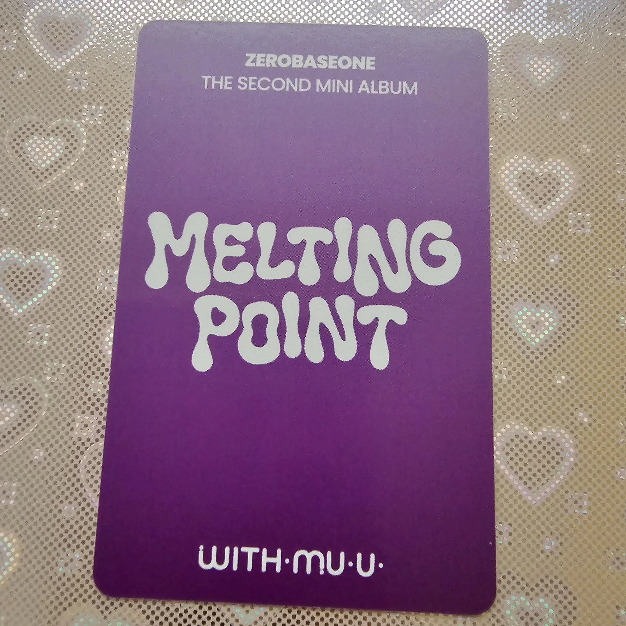 ZEROBASEONE Taerae ZEROBASEONE - Taerae - Melting Point Album pob (pre-order benefit) withmuu digipack version listing photo 2