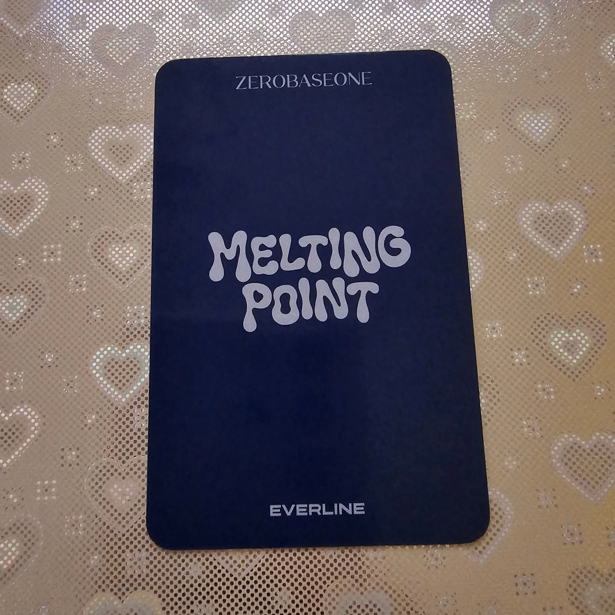 ZEROBASEONE Gunwook ZEROBASEONE - Gunwook - Melting Point Album lucky draw (LD) everline set benefit round 1 listing photo 2