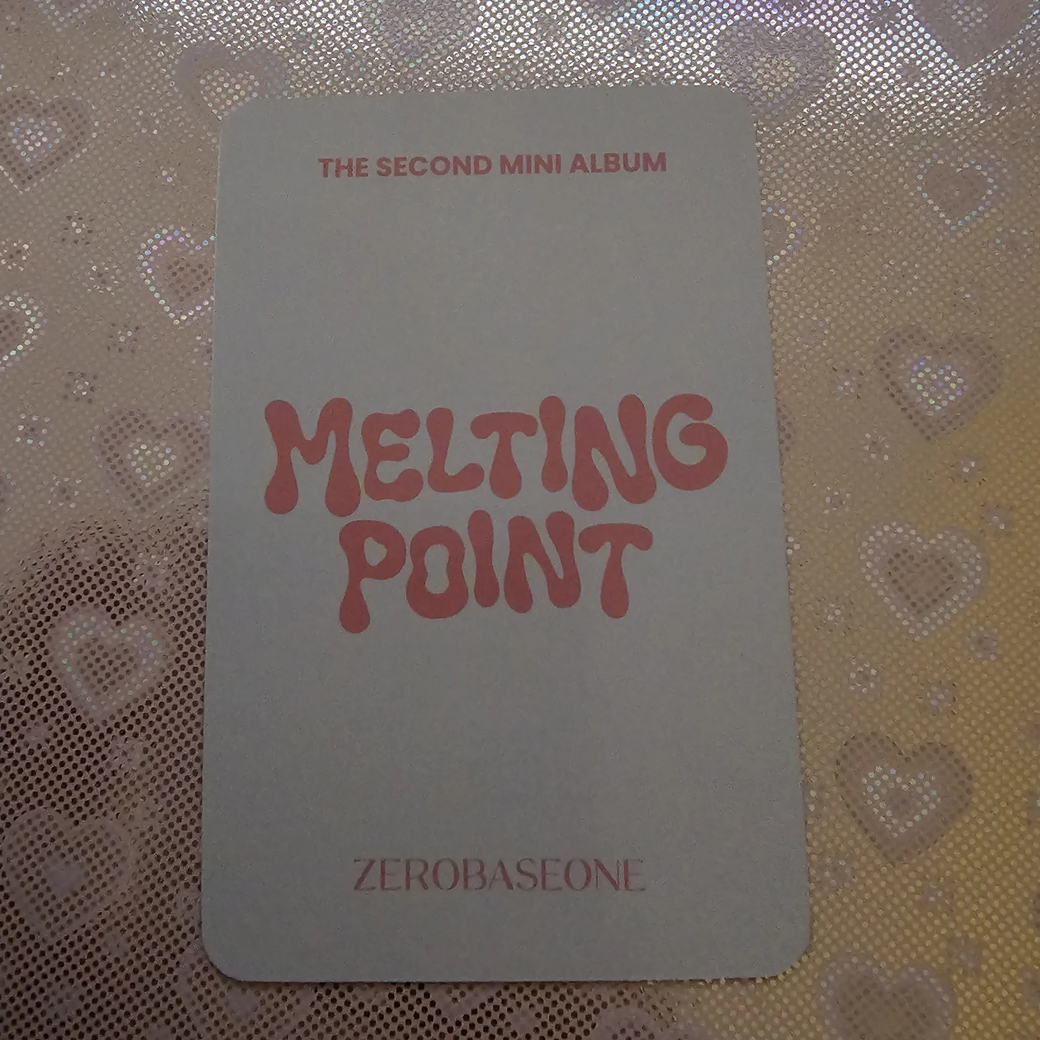 ZEROBASEONE Hao ZEROBASEONE - Hao - Melting Point Album pob (pre-order benefit) listing photo 2