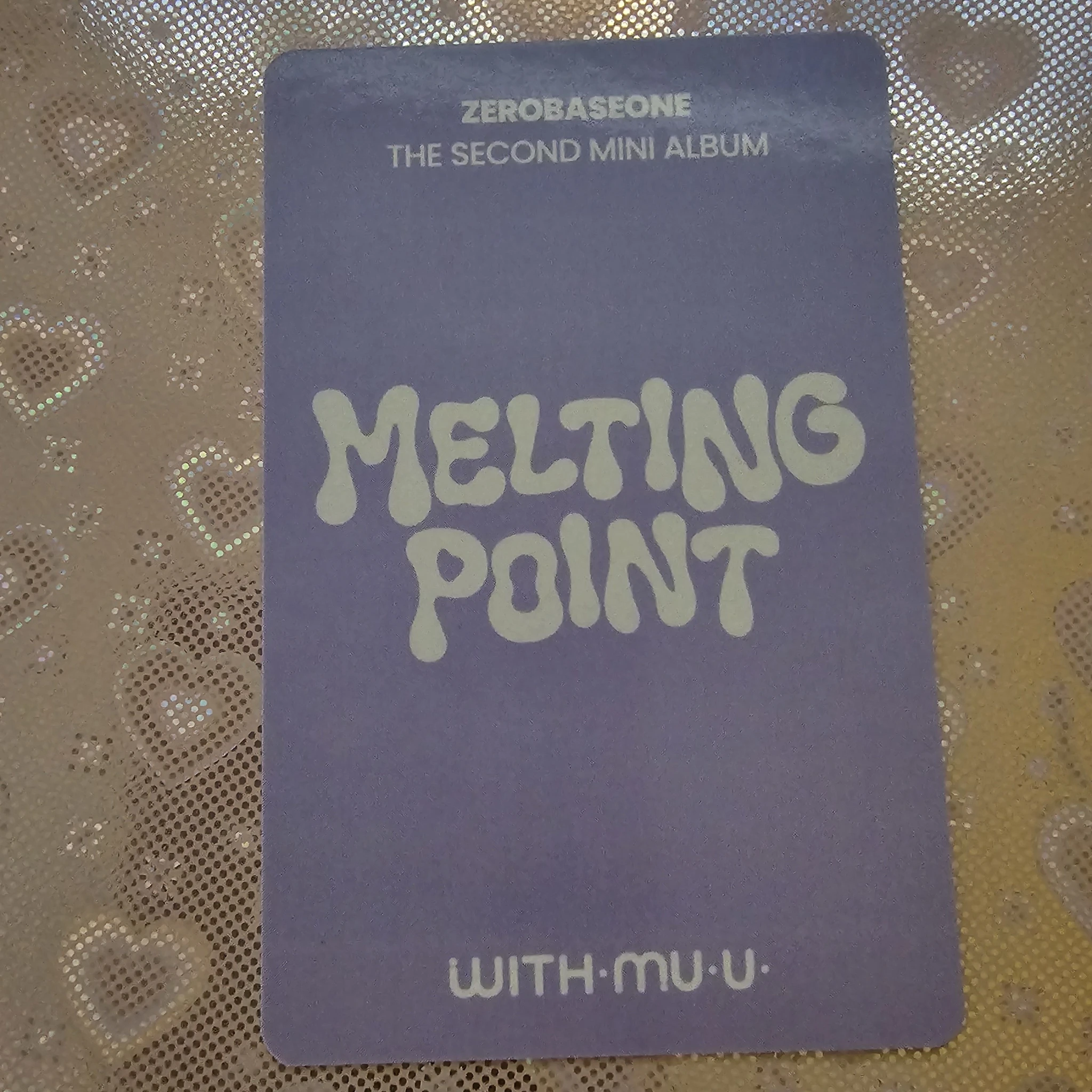 ZEROBASEONE Hao ZEROBASEONE - Hao - Melting Point Album pob (pre-order benefit) listing photo 2