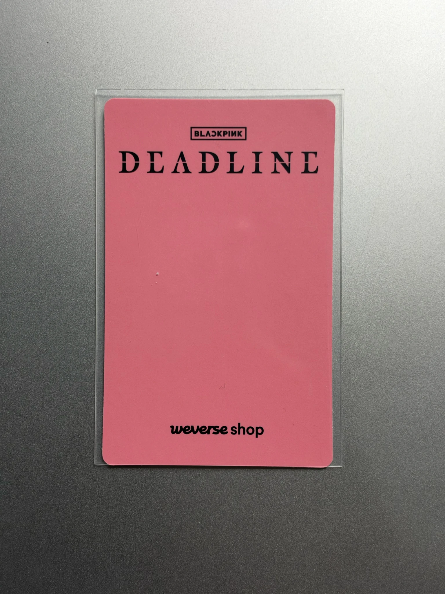 BLACKPINK Lisa BLACKPINK - Lisa - Deadline Album pob (pre-order benefit) weverse global shop (wvg) listing photo 2
