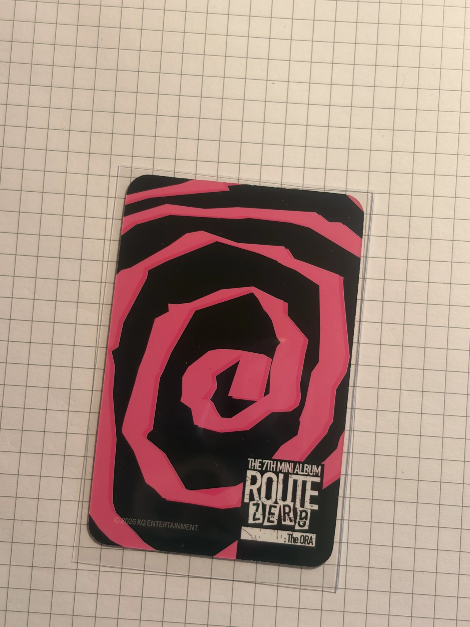 xikers Jinsik xikers - Jinsik - ROUTE ZERO: The ORA Album pop-up soundwave trading card merch photocard listing photo 2