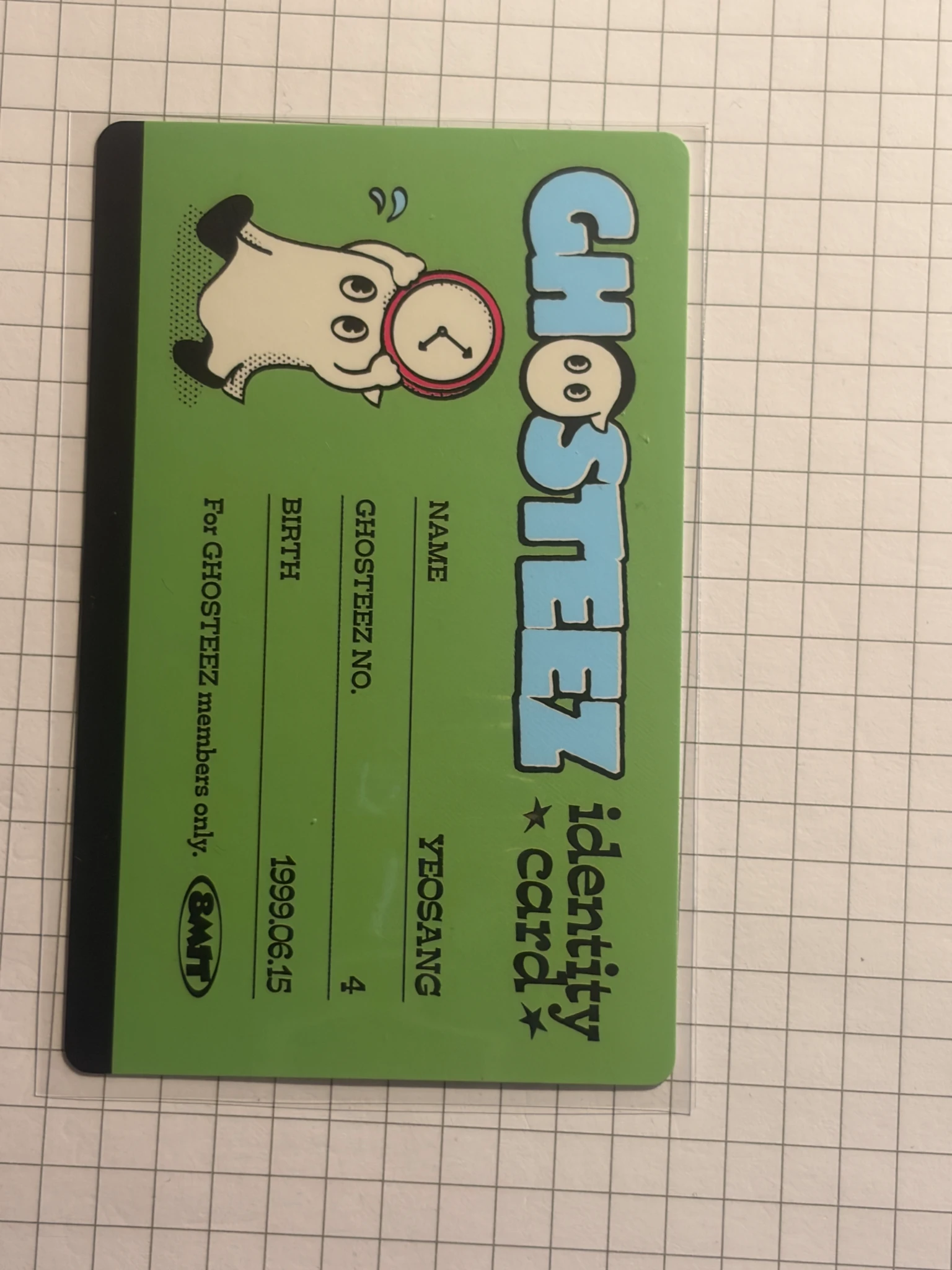 ATEEZ Yeosang ATEEZ - Yeosang - 7th Atiny Membership kit- My Ghosteez Besties Other membership photocard set B version listing photo 2