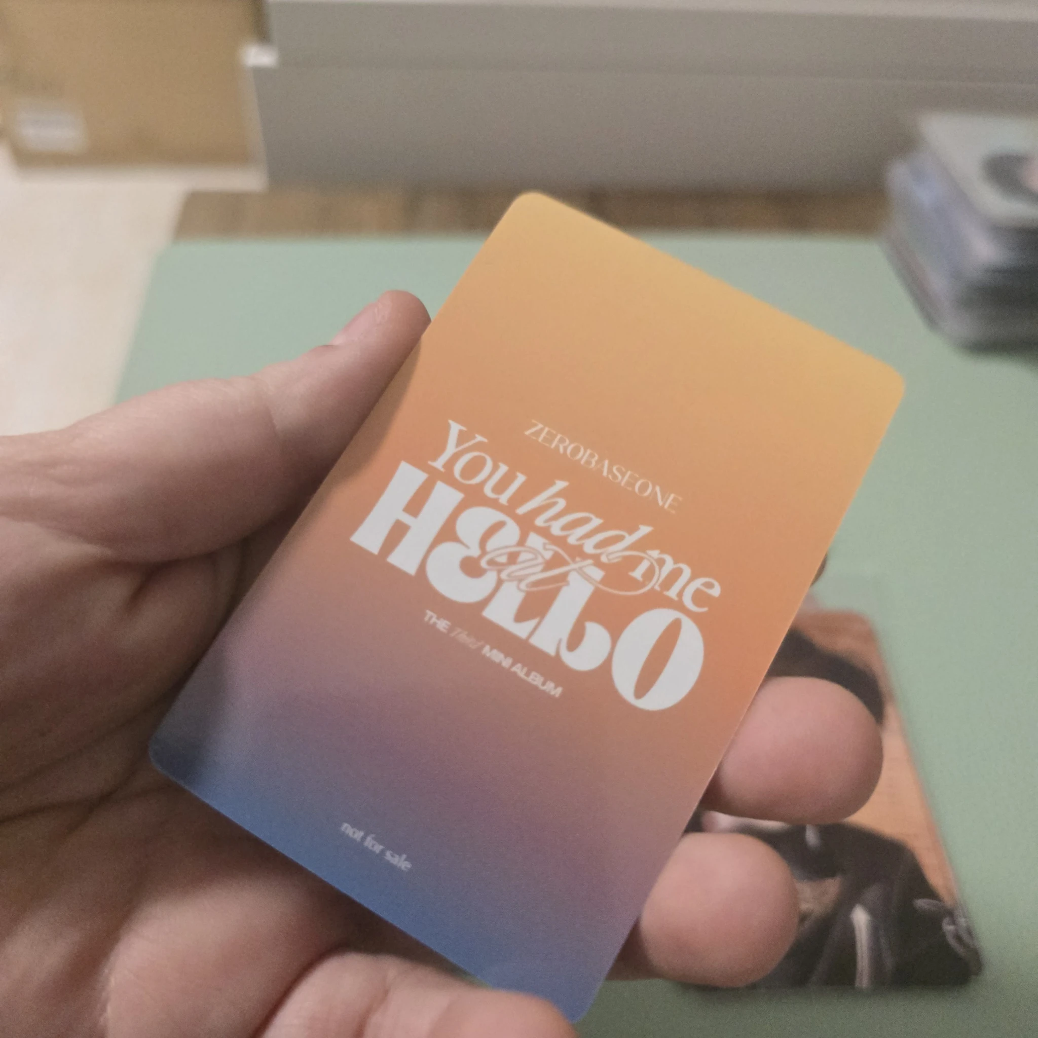 ZEROBASEONE Yujin ZEROBASEONE - Yujin - You had me at HELLO Album tower records lucky draw listing photo 2